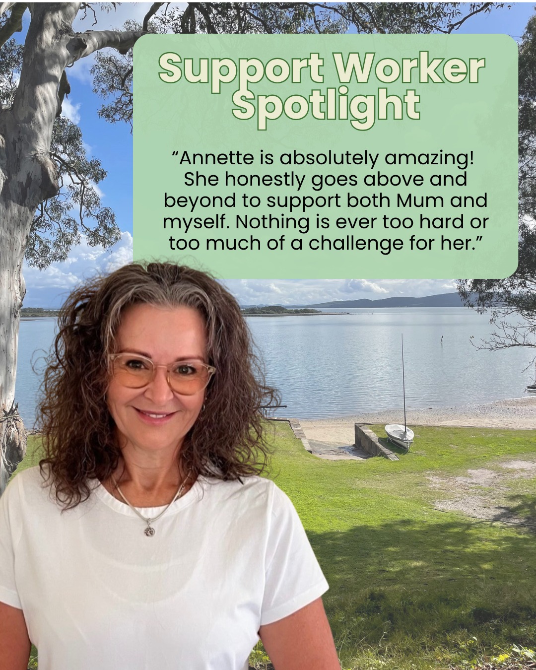 π SUPPORT WORKER SPOTLIGHT | ANNETTE π
This week, weβre shining the spotlight on our wonderful Support Worker, Annette! π
We recently received some beautiful feedback from a family about the difference Annette has made through her support:
βAnnette is absolutely amazing! She honestly goes above and beyond to support both Mum and myself. Nothing is ever too hard or too much of a challenge for her.β
Annette brings kindness, patience and a genuine willingness to help to every shift. She takes the time to get to know the people she supports and is always ready to go that extra mile.
We are so lucky to have Annette as part of the Hillebrand Shaw & Co team and love seeing the positive impact she is making. π
Thank you, Annette, for everything you do! πΏ