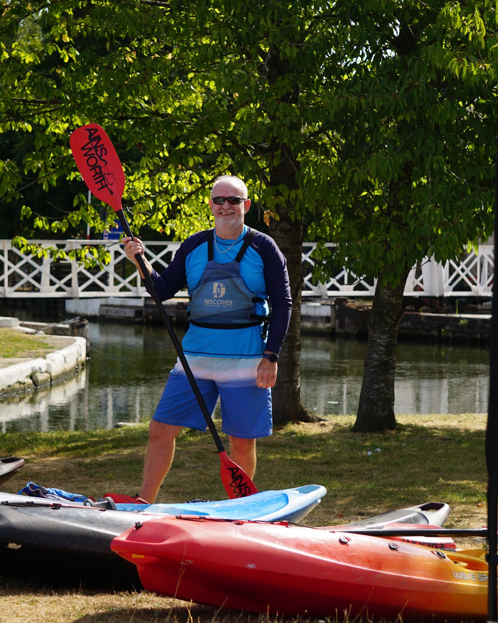 π Meet the Team: Chris β Kayak Instructor & Safety Boater πΆ
Part of the Saul Junction story since day one, Chris worked as a Bridge Keeper & Green Flag Manager for the CRT when Discover Paddling launched in 2021. He also volunteers with the CRT, taking disadvantaged young people out on the water and introducing newcomers to paddling.
"What I love about watersports is the connection to nature while doing a physical activity with like-minded people. Training as a Paddle Instructor let me carry on my passion for educating people while enjoying a challenging physical activity β the happiness on people's faces after a session is so rewarding."