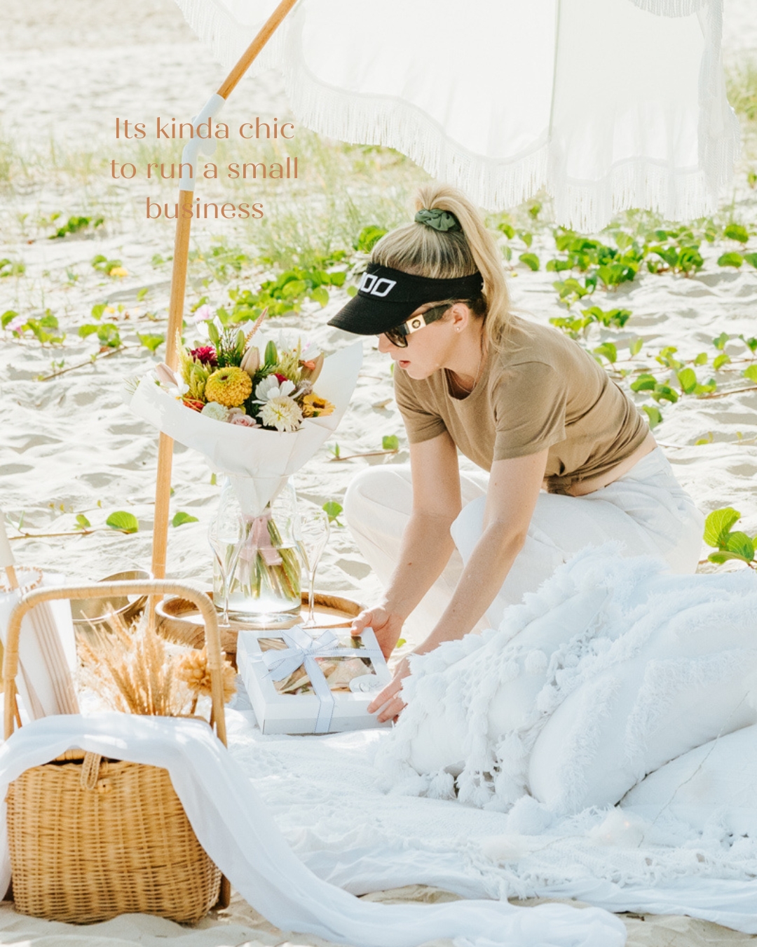 Jumping on this trend because I am forever grateful to spend my working hours on the beach in what is quite literally a dream holiday destination.
To spend my days, with my feet in the sand, creating beautiful memories for our clients by creating luxury picnic experiences is so under rated.
It's kinda chic 💅🏻
📸 - @noosaphotographyco
#NoosaPicnics #luxurypic #smallbusinessowners #womeninbusiness