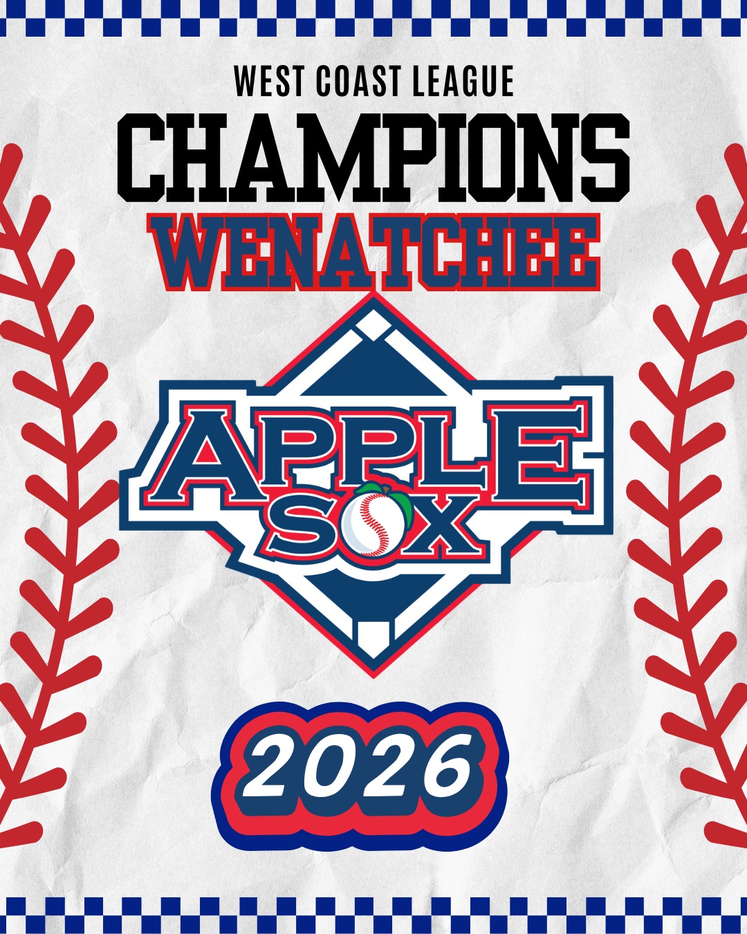 CONGRATULATIONS!!! to the 2026 WCL Champions, our own Wenatchee @applesox
Such a fantastic accomplishment. Come congratulate them this Saturday at the Market. We are so happy to have had them for our music sponsor this season. #GOChamps #LoveOurBallTeam #FarmOn