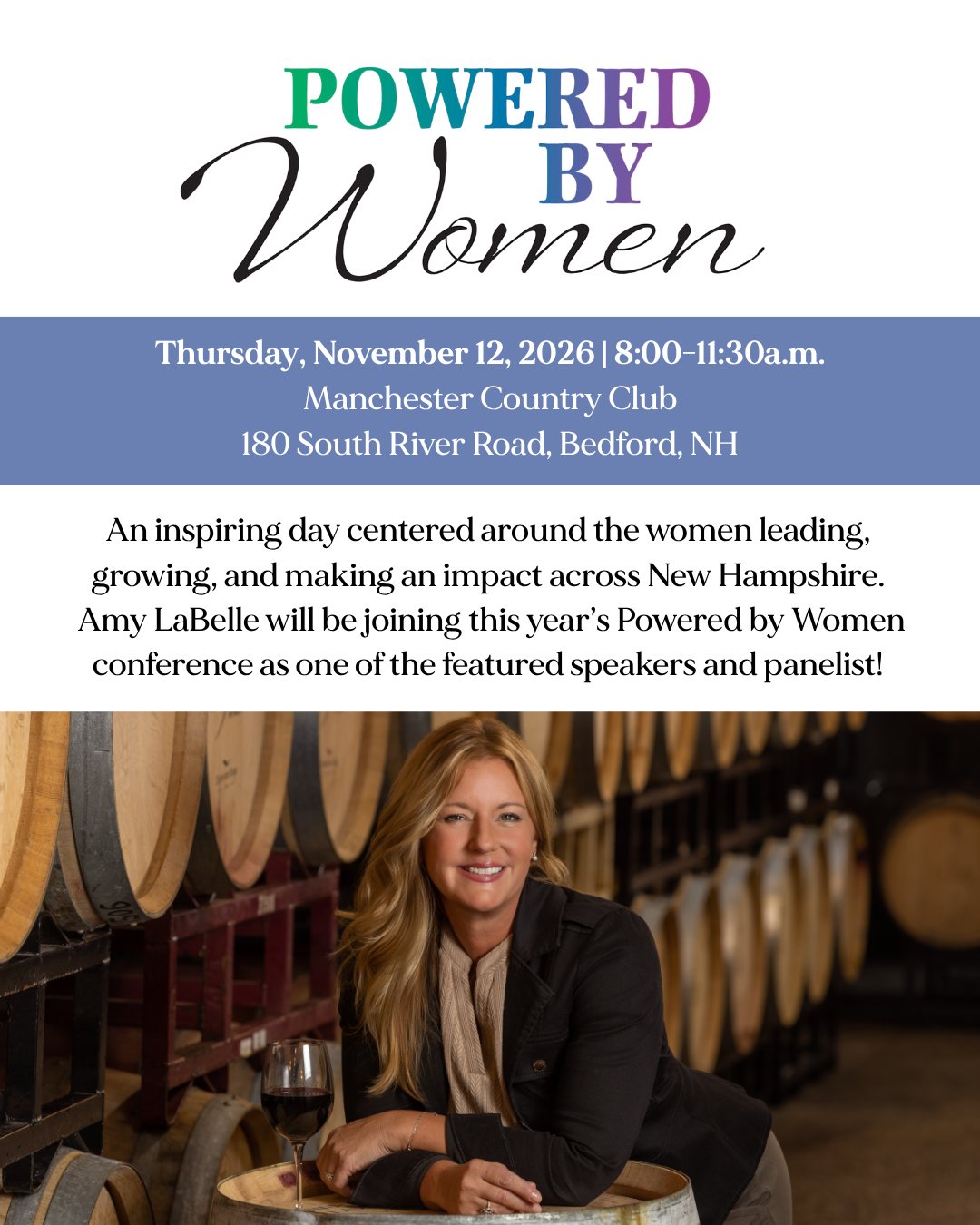 I’m so excited to be on the panel at this year’s Powered by Women conference on Thursday, November 12th! 🤍 @nhbusinessreview’s ninth annual Powered by Women event brings together women leaders from across New Hampshire and a variety of industries to share the stories, experiences, and lessons that have shaped their personal and professional journeys.
The conference will feature 10-minute talks from women leaders, followed by a 45-minute panel discussion focused on growth, leadership, and the experiences that have helped shape their careers. I’m honored to be one of the women joining the conversation and can’t wait to hear from the other speakers, too! ✨
Hope to see you there! Tickets available via the link in my bio.
#MotivationalSpeaker #WomenInBusiness #WomenSupportingWomen #Business #Networking