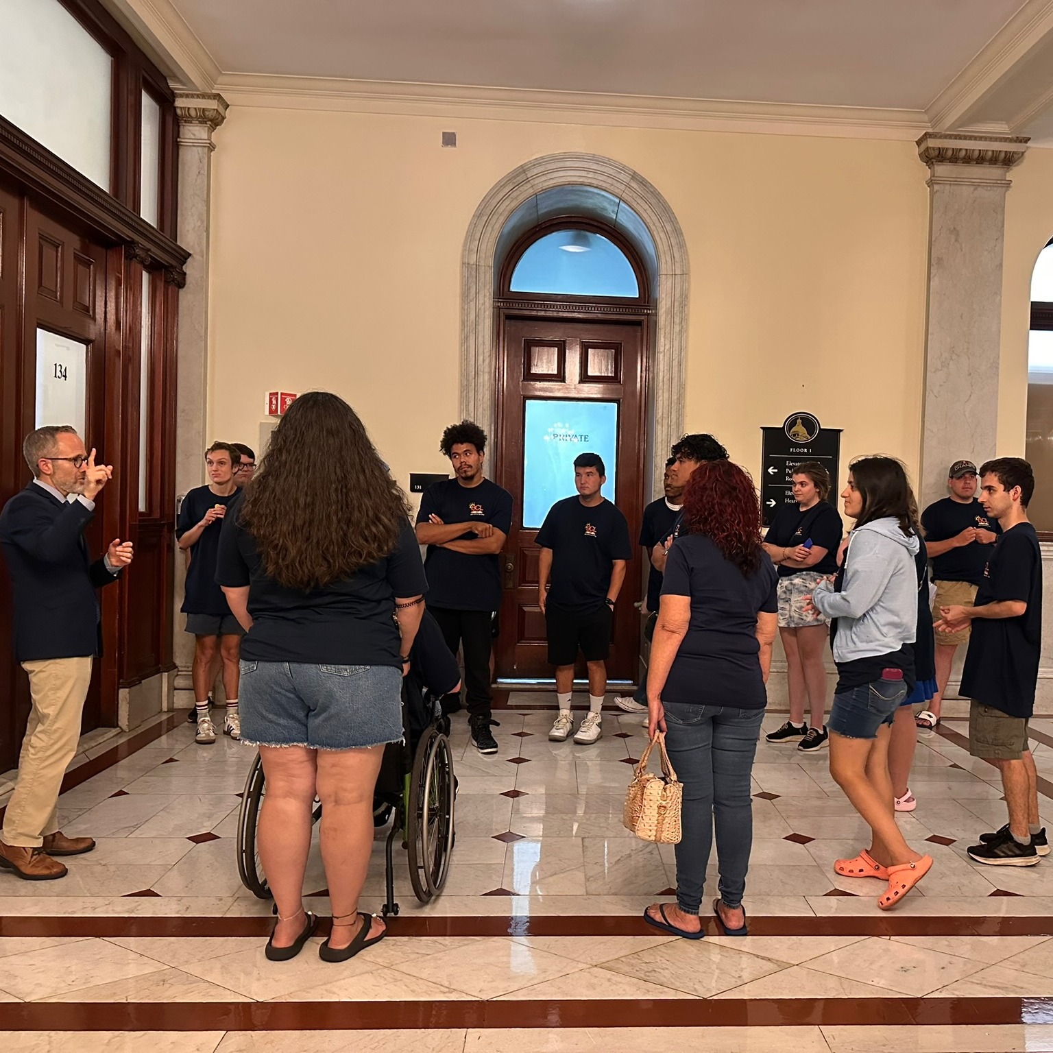 Thank you for coming to visit the State House, friends and constituents from Better Community Living, Inc. (BCL). It was an honor to share your State House with you! This trip was the result of a terrific meet and greet/Q&A at BCL's Fairhaven location. Thank you BCL for all you do to support and serve individuals with development disabilities in our region.