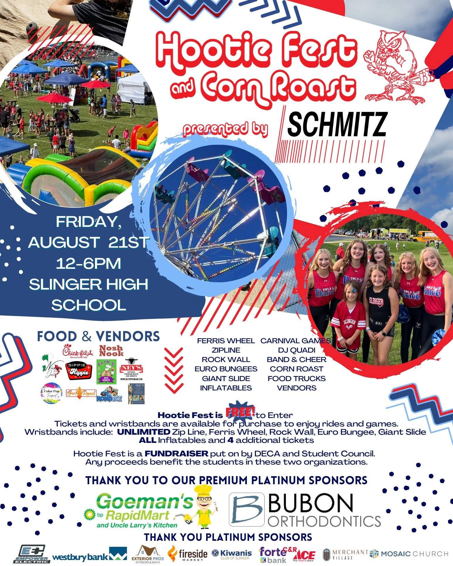 π HOOTIE FEST! WEβLL BE THERE ALL DAY! π¨β€οΈπ
Hootie Fest is back this Friday at Slinger High School, and Color Pop will be painting 12β6 PM! Come find us between the rides, food trucks, games & all the fun.
β¨ Face painting available all day
π³ NEW this year: Weβre accepting cards! Cash is welcome too.
And yesβ¦ the forecast is looking a little π§οΈπ rude. But weβll be there, rain or shine, ready to paint some faces and pretend we arenβt personally offended by the weather.
Come say hi, get painted, and support an awesome Slinger event! β€οΈπ
π
Friday, August 21
β° 12β6 PM
π Slinger High School
See you at Hootie Fest! π¨β¨