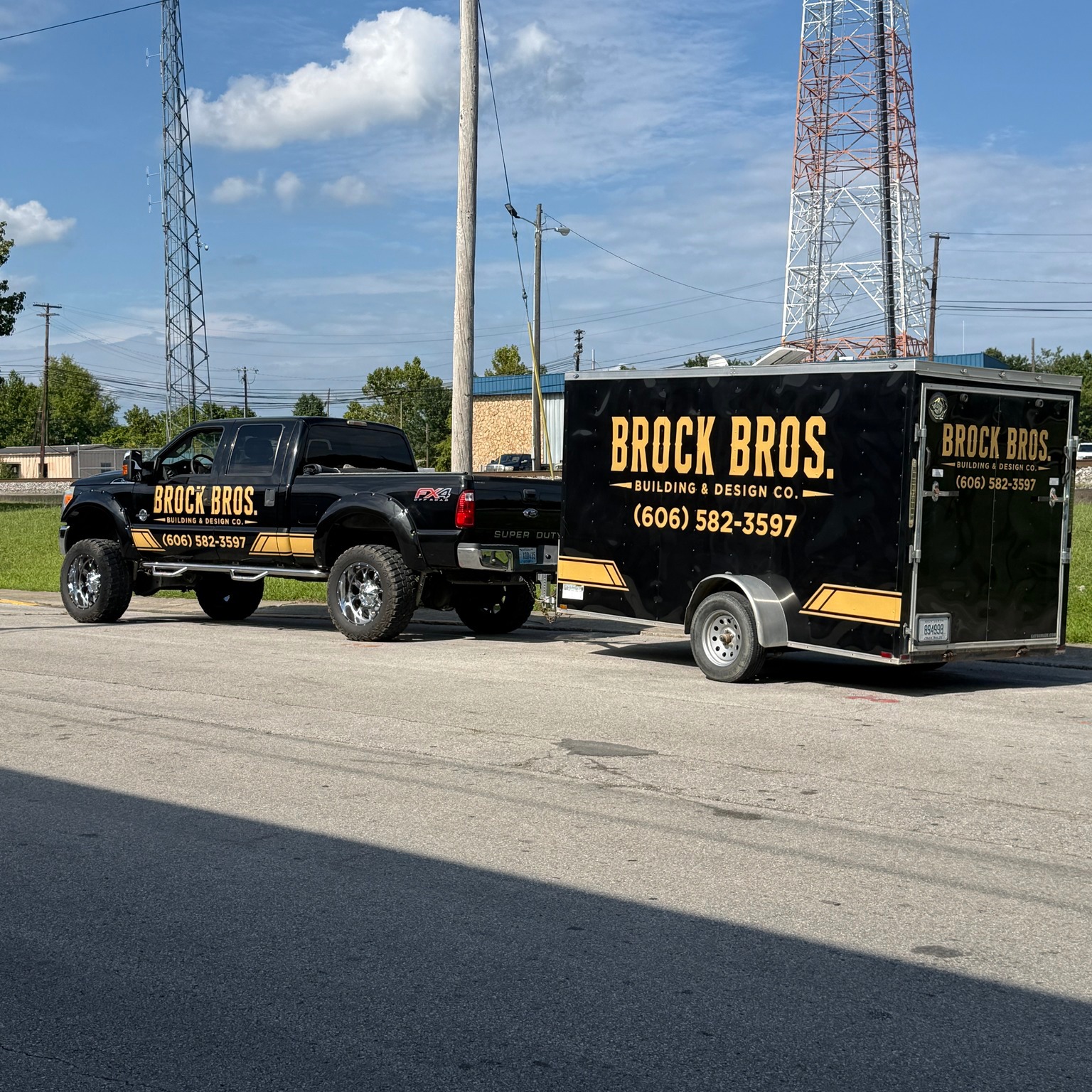 Thank you to the Brock Bros. for the opportunity to work with you on the new vehicle graphics! If you want to advertise your business on your work vehicles and need help making it happe, I can help!