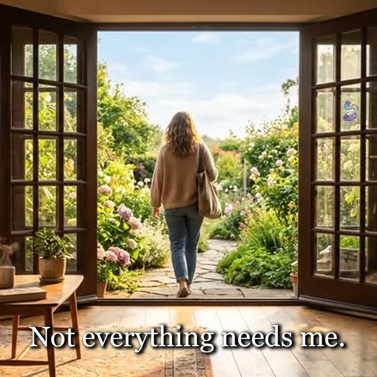 There is a funny thing that happens when we're constantly thinking about what needs to happen next. We can be standing right here, but our attention is already somewhere else.
Presence brings us back to this moment, back into the body and back into what is actually happening now. The guidebook describes it as helping us come into the moment rather than living in the past or future.
I think that's useful when we're preparing to leave too. Instead of spending the whole day mentally organising tomorrow, perhaps we can notice where our feet are, what we're doing and what is actually needed right now.
Maybe right now, nothing needs us.