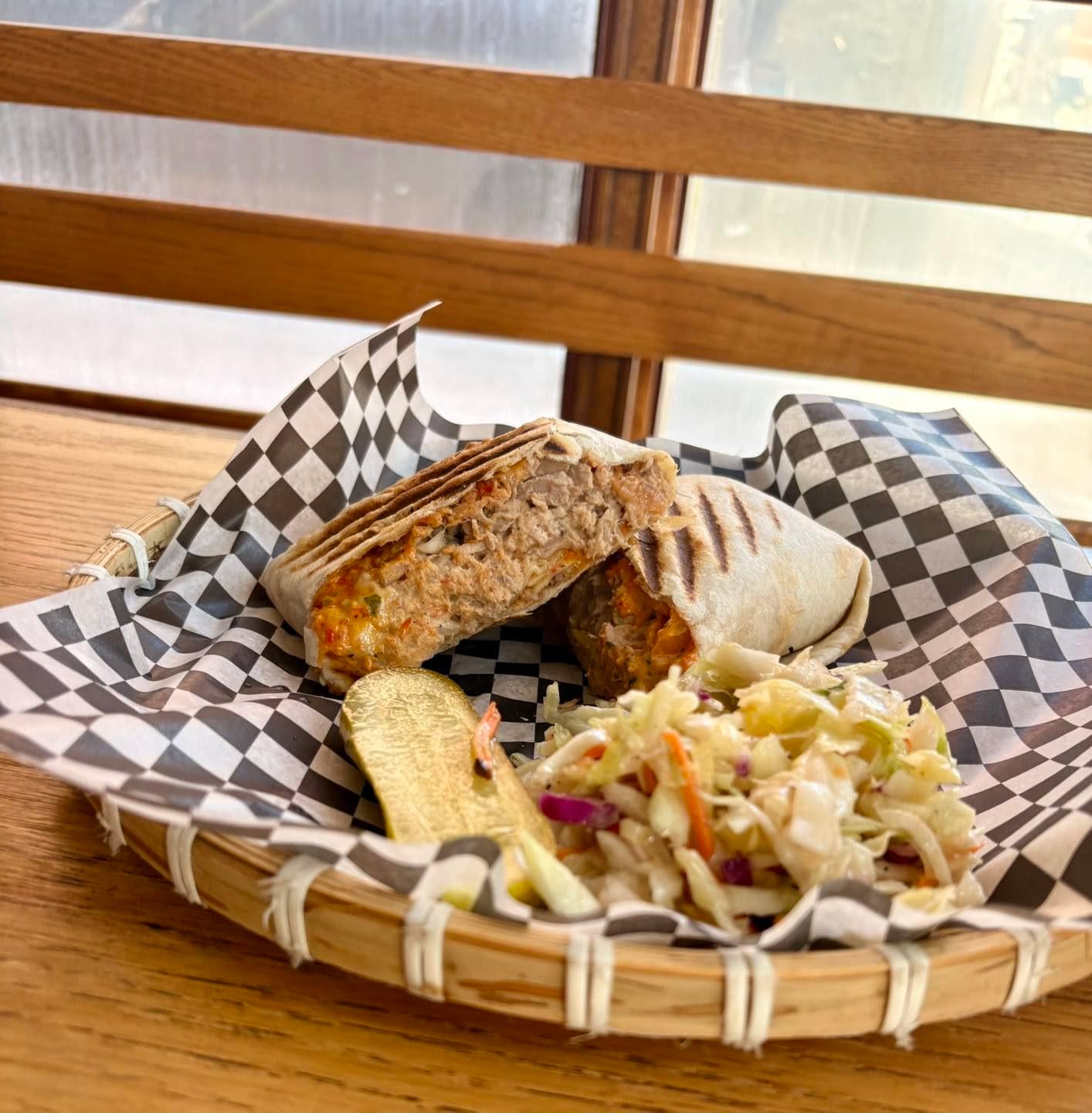We still haven’t decided if we like the tuna in a wrap or a bagel 🤷♂️