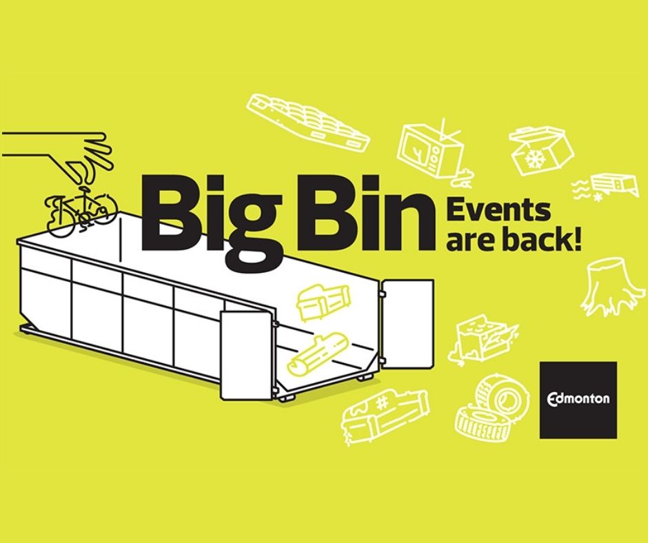 🗑️ Time to clear out the clutter
The City of Edmonton's Big Bin Event is coming to Commonwealth Stadium this weekend and it's the perfect excuse to finally get rid of that old couch, broken appliance, or bulky item that's been taking up space all summer. 😅
🚛 Big Bin Event
📍 Commonwealth Stadium — 11100 Stadium Road
📅 August 29 & 30
⏰ 9:00 AM – 5:00 PM
💰 Free for Edmonton residents
Drop off furniture, appliances, and large household items that don't fit in regular collection. No charge, no hassle.
Tag a neighbour who's been meaning to clear out their garage! 👇