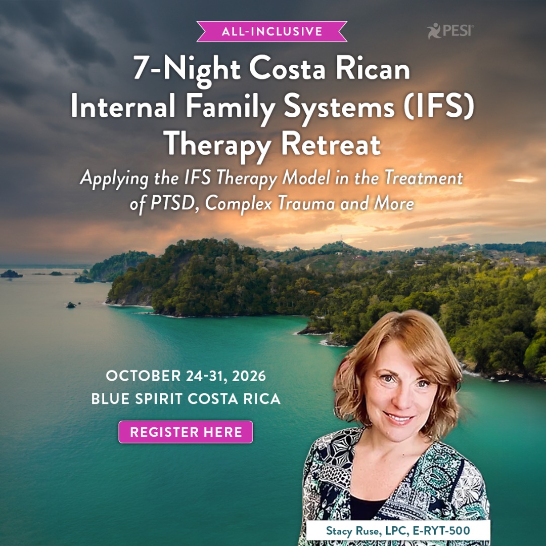 Join me for a 7-night Internal Family Systems PESI retreat at the Blue Spirit Retreat Center near Nosara, Costa Rica, where the Pacific meets the jungle. Over six days of classroom time, you'll learn the fundamentals and get step-by-step guidance on integrating it into your work. Between sessions: saltwater infinity pools, meditative beach walks, the local village, spa treatments, a setting made for settling the nervous system and replenishing clinical presence.
🌊 This is CE unlike any you've taken. Link in bio for details.
#CostaRica #ContinuingEducation #TherapistRetreat #TraumaTraining #IFSTherapy