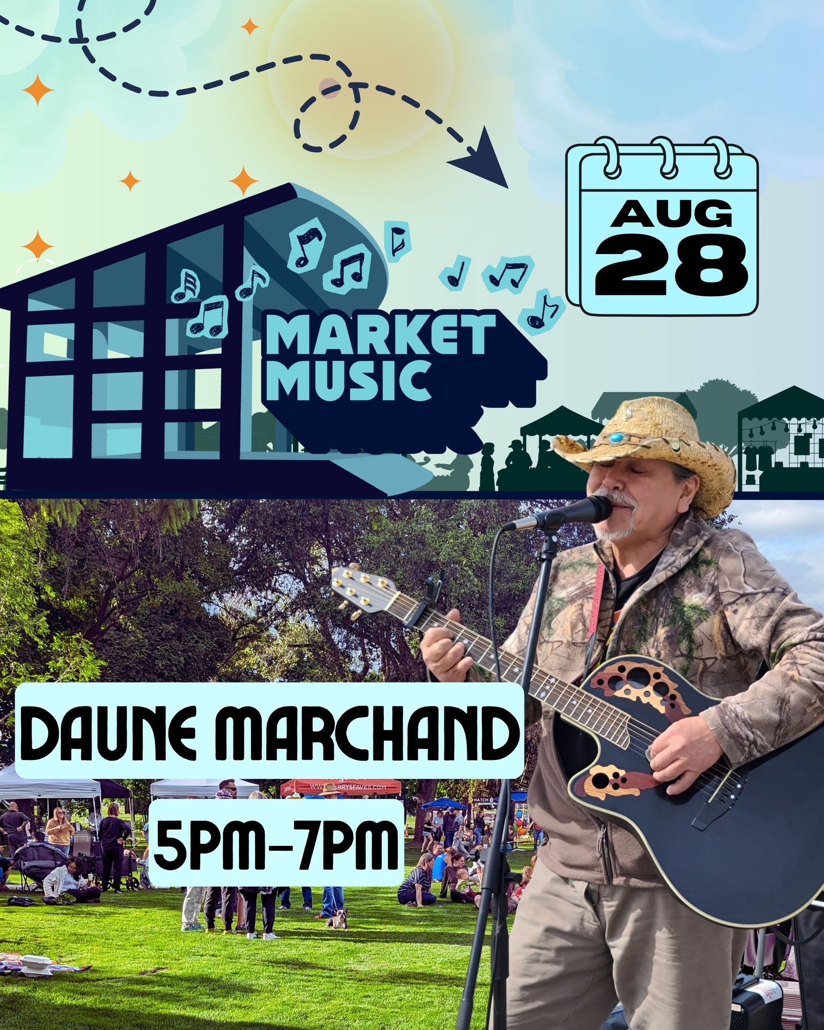This FRI-YAY Duane Marchand will be coming by to sing some tunes from 5pm - 7pm!