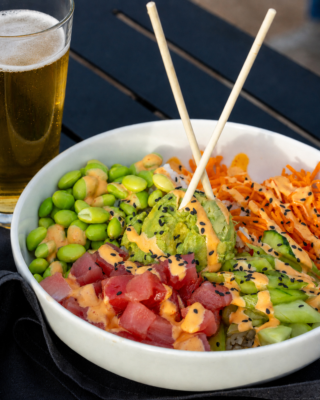 The forecast this week is giving cold beer and a fresh poke bowl. 🍺🥢
#RavensView #PokeBowl #CaveCreek #WineBar #CaveCreekArizona