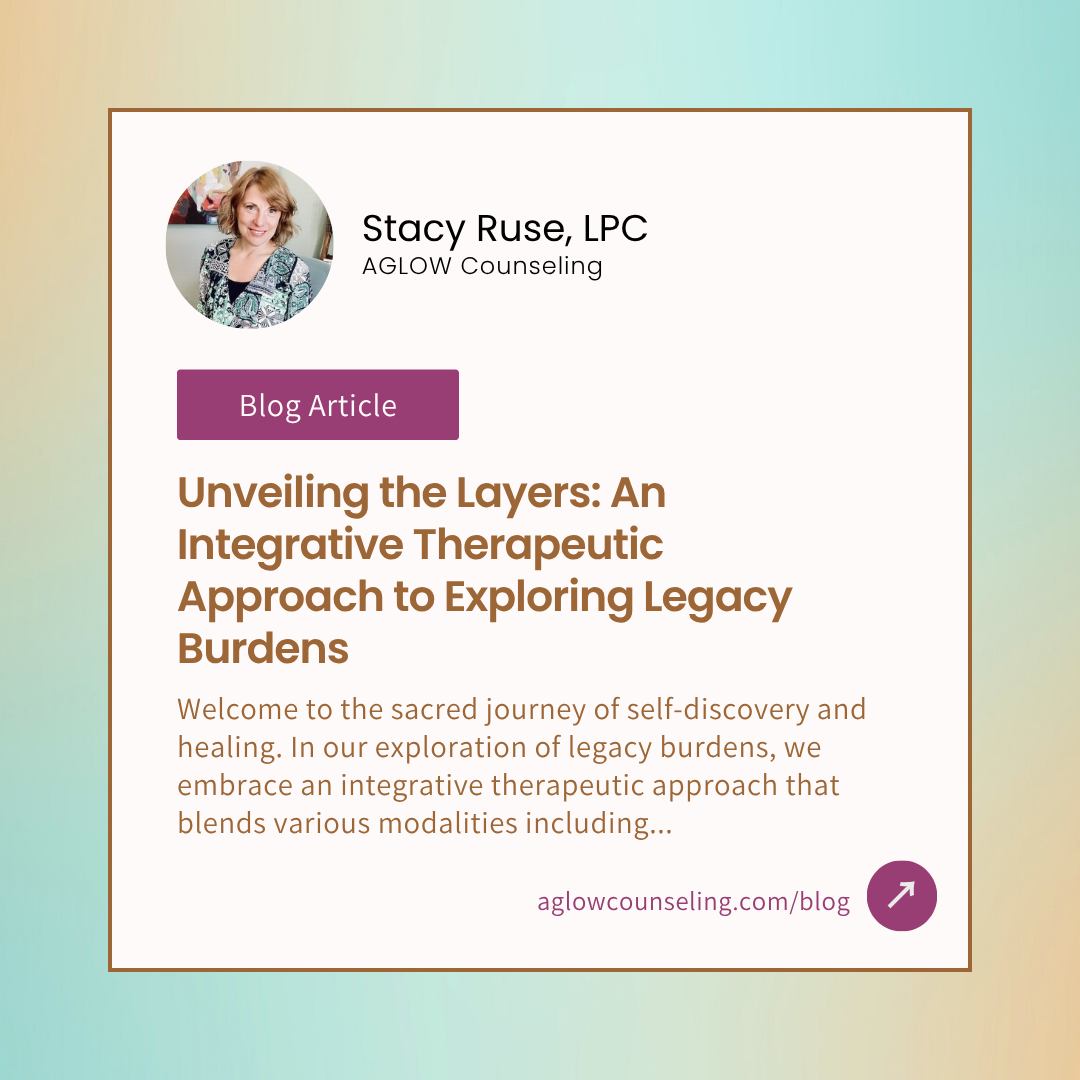 Some of the heaviest things we carry were never ours to begin with. 🕊️
My blog dives into legacy burdens through an integrative lens, blending Parts Work, EMDR, Transpersonal, and Somatic therapies to honor intention, meaning, and purpose in the healing journey. Whether you're a therapist, healer, or on your own path of self-discovery, this one's for you.
📖 Read it at the link in my bio.
#LegacyBurdens #TranspersonalTherapy #IntegrativeHealing #AncestralHealing #TraumaTherapy