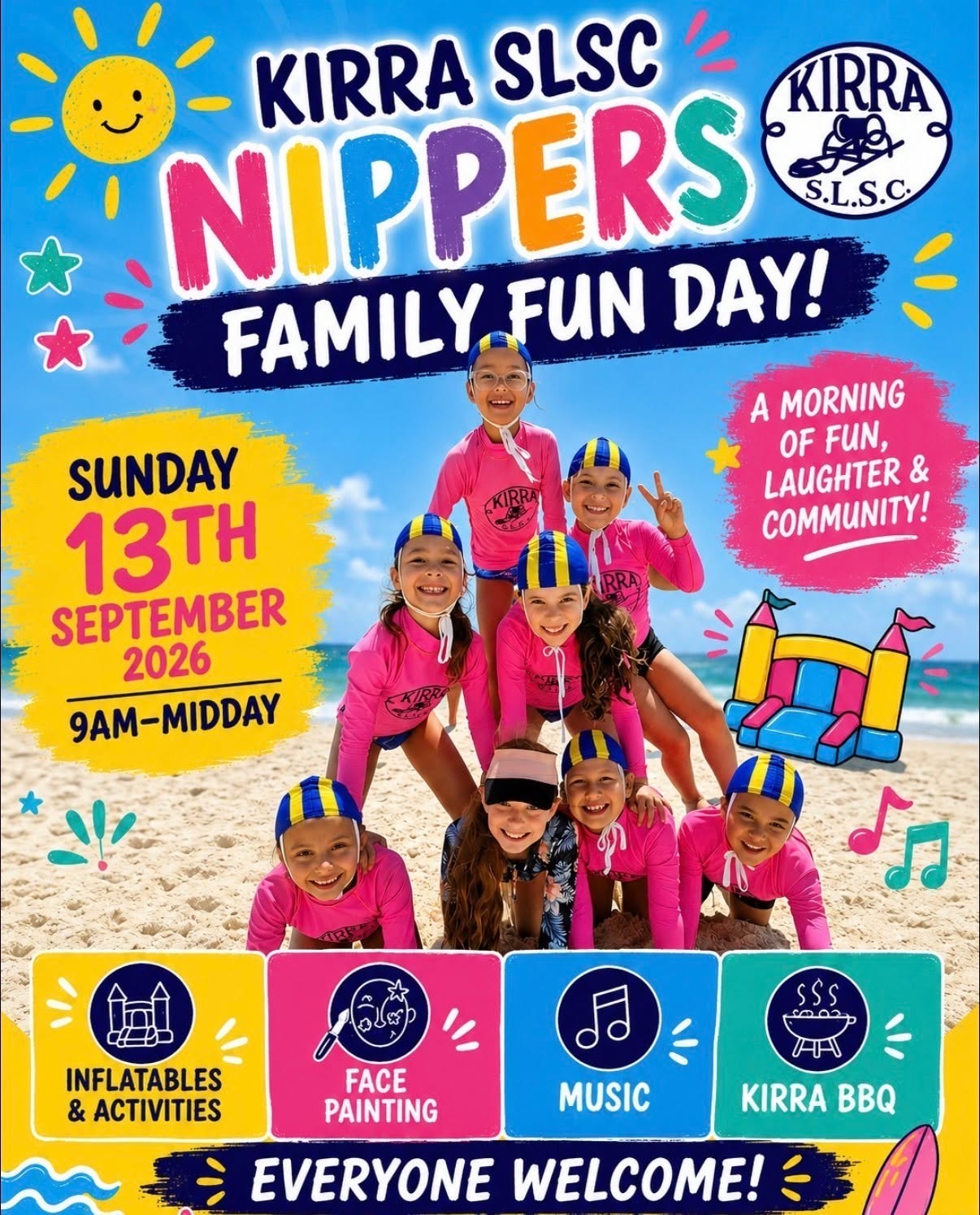 Join @kirra_slsc for their Family Fun Day! 😎🌊
Whether you're new to the club or a returning family, everyone is welcome! Come along, meet the amazing volunteers and see what Kirra SLSC is all about.
On the day you will be able to:
- Learn about their Nipper program
- Register for the new season
- Purchase merch
- Meet coaches age managers and fellow members
- Enjoy a morning of beach fun and activities
For more info, head to: kirrasurflifesavingclub.com.au/
For more youth and community services and events, head to: hubblegc.com/
#HubbleGC #YouthFutureCommunity #KirraSLSC #KirraNippers