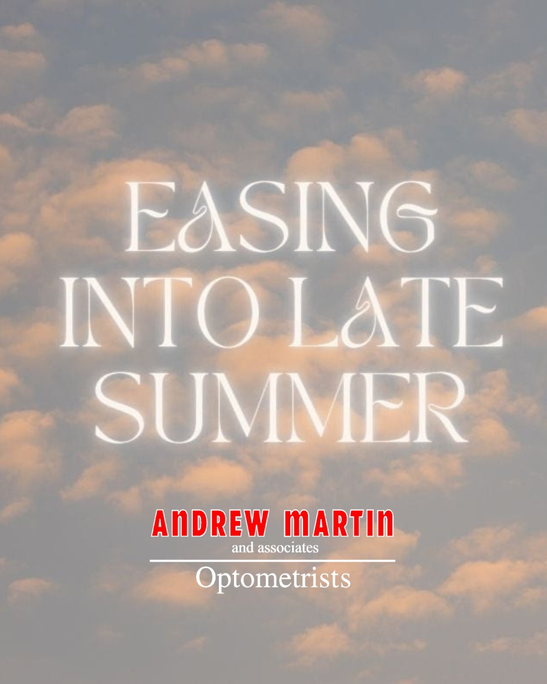 It doesn't seem long ago that it stayed light until late.
As we head towards autumn, good vision becomes especially important when driving or walking in lower light conditions.
When was your last eye test?
#AndrewMartinOpt #LateSummer #EyeHealth #VisionCare #SightCareLocal #Boldmere #MereGreen #SuttonColdfield