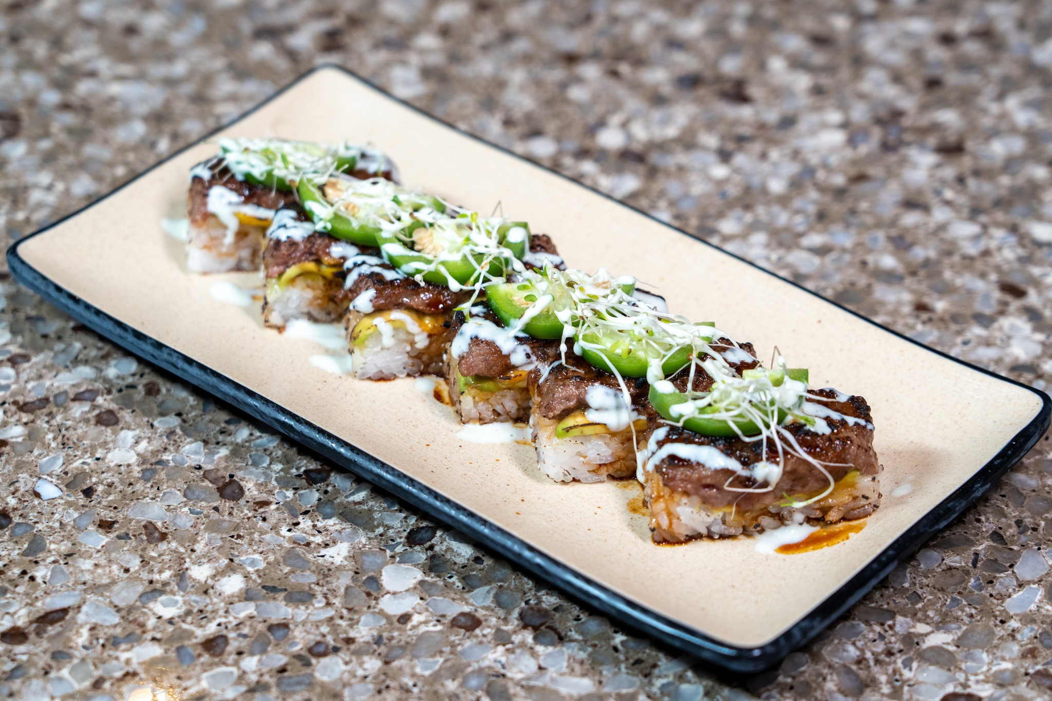 π₯Flame-seared to perfection
Our Aburi Beef Oshi combines lightly seared beef with soft pressed sushi for a rich and satisfying bite.
Finished with fresh toppings and SKOBI's signature sauce, every piece delivers savory flavor with a smooth, delicate texture.
Simple ingredients, carefully prepared, and made fresh to order π£
π https://www.skobi.ca
π SKOBI Sushi & Korean BBQ
βοΈ (604) 371-0050
π 19933 88 Ave #105, Langley Twp, BC V2Y 0C8
#SKOBI #BeefOshi #PressedSushi #JapaneseEats