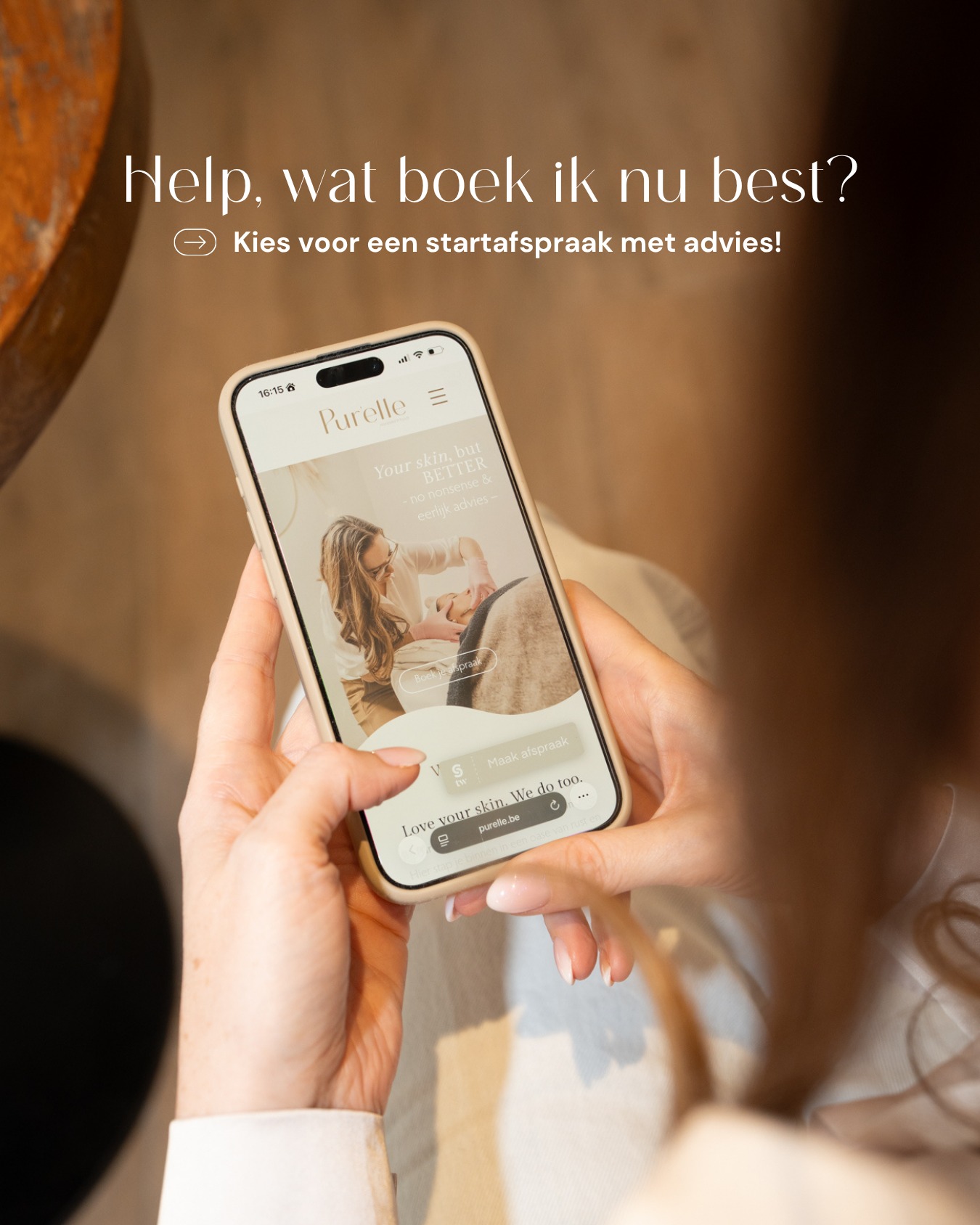 Soms is het best verwarrend om te weten welke behandeling je nu precies moet boeken. 🤔
Twijfel je of de nieuwe Skin Reset-behandeling iets voor jou is? Of zie je verschillende behandelingen op mijn boekingsplatform, maar weet je niet welke het beste aansluit bij jouw huid en wensen?
Kies dan voor een startafspraak met advies. ✨
Tijdens deze afspraak neem ik je huid uitgebreid onder de loep en bespreken we samen wat je graag wilt bereiken en wat je verwachtingen zijn. Op basis daarvan kiezen we de Pur’Elle-behandeling die het beste bij jou past. Zo weet jij precies wat je kunt verwachten én kan ik gericht en op maat werken aan jouw huid. 🤍
Twijfel je dus nog? Plan dan gerust eerst een adviesafspraak in.
Boek jouw plekje via www.purelle.be 😘
Veel liefs,
Lien
Pur’elle Huidinstituut
☎️ 0494 58 65 50
📩 info@purelle.be
🌍 www.purelle.be
