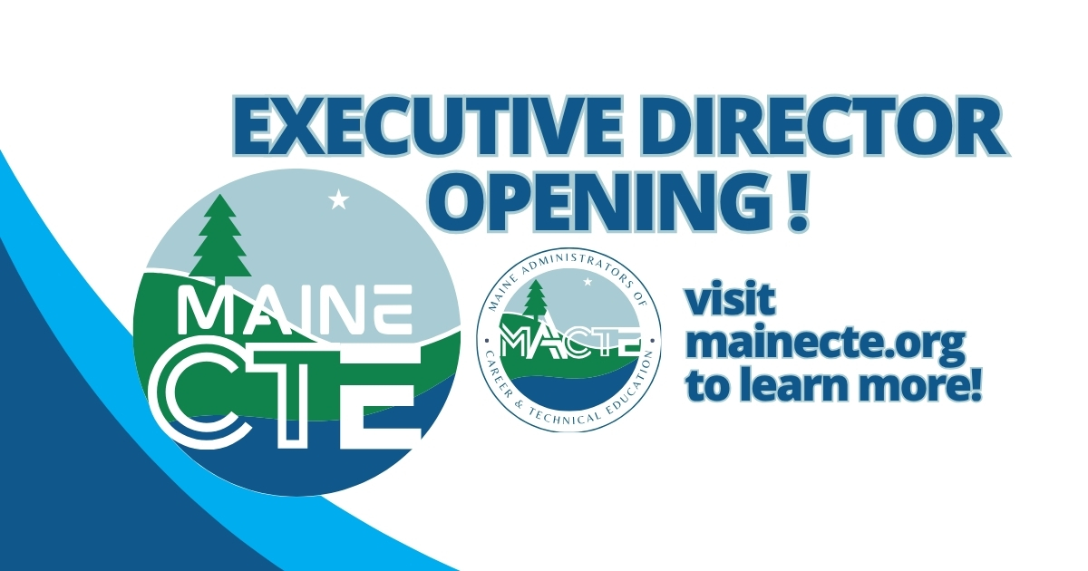 Join Our Mission: Executive Director Consultant for MaineCTE &MACTE
Maine Administrators of Career and Technical Education (MACTE) is seeking a dynamic, relationship-driven Executive Director Consultant to champion the future of career and technical education across the state.
Learn more at:
https://www.mainecte.org/post/join-our-mission-executive-director-consultant-for-macte
#FutureBuilding #MaineCTE #MaineEducation ❤️
Maine Department of Education Maine Education Association FAME Maine Maine Public