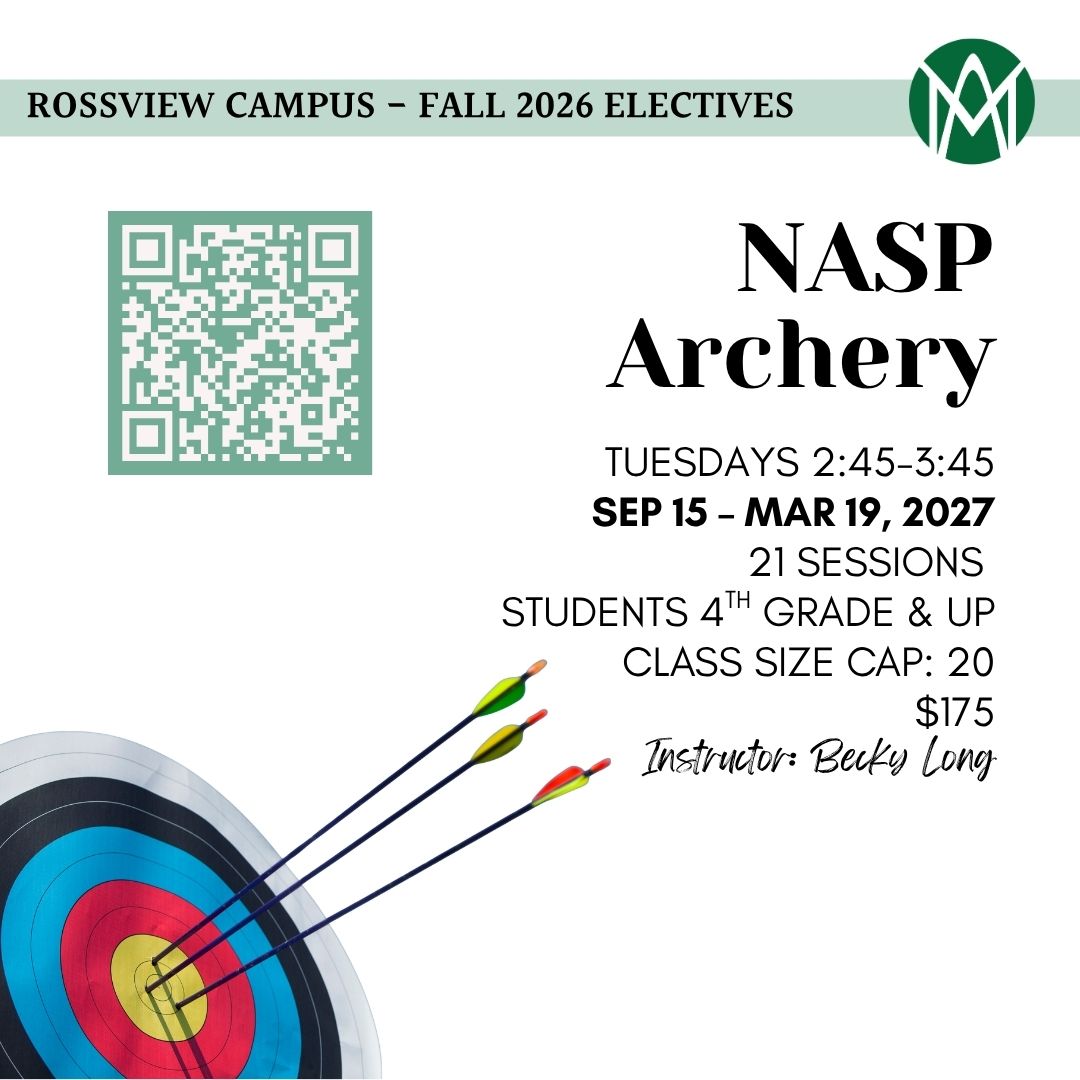 DON'T MISS OUT ON THESE EXCITING CLASSES! We have four electives courses available for registration! Visit our website! Link in bio!