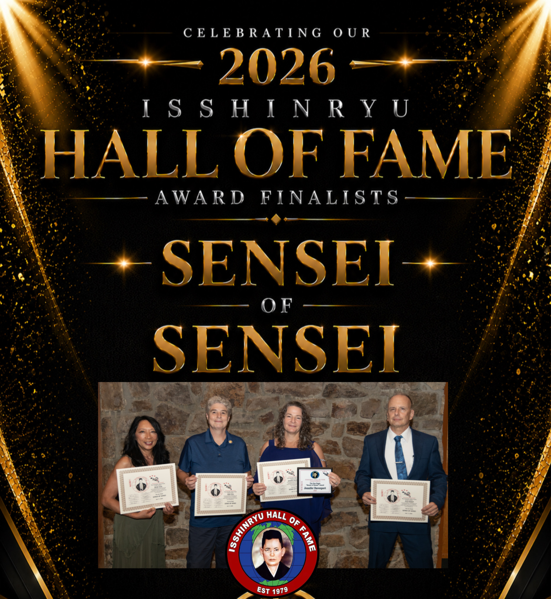 🏆 HONORING THOSE WHO TEACH THE TEACHERS.
Congratulations to our 2026 Isshinryu Hall of Fame “Sensei of Sensei” Award Finalists! 🥋
This award recognizes those whose knowledge, leadership, and influence extend beyond their own dojo—shaping instructors and helping preserve Isshinryu for generations to come.
👏 Help us honor these exceptional Sensei in the comments!
2027 Hall of Fame nominations open January 1!
#Isshinryu #IsshinryuHallOfFame #SenseiOfSensei #OneHeart #Karate
