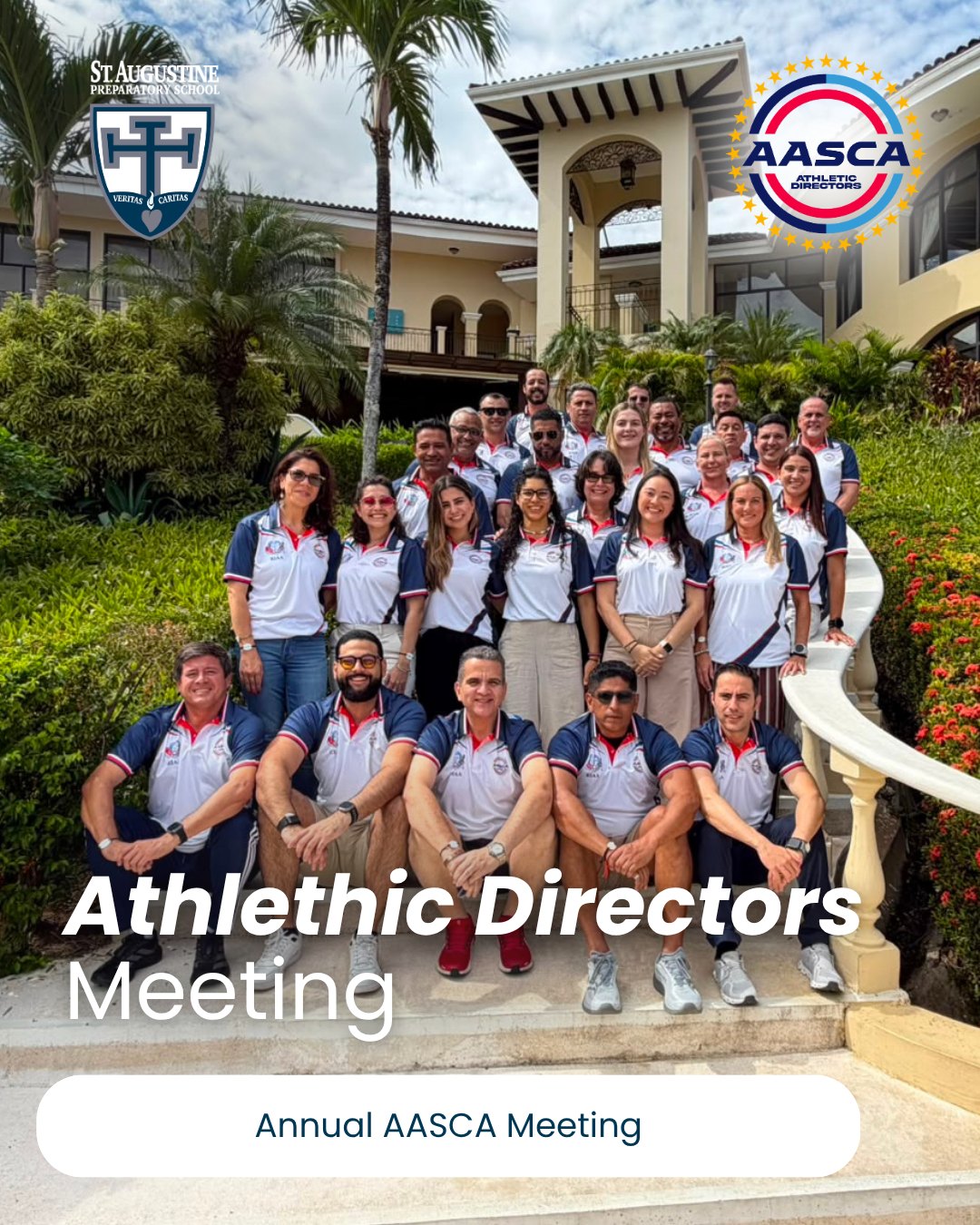 Ms. Ariana Aguerri, our Student Life Coordinator, attended this year's AASCA Athletic Directors' Meeting over the weekend in Guanacaste, Costa Rica. Twenty seven ADs and staff from 25 schools in Central America deepened their knowledge of character building, organizational management for school athletic programs, student motivation and participation, upcoming tournaments, and more. #GoDolphins