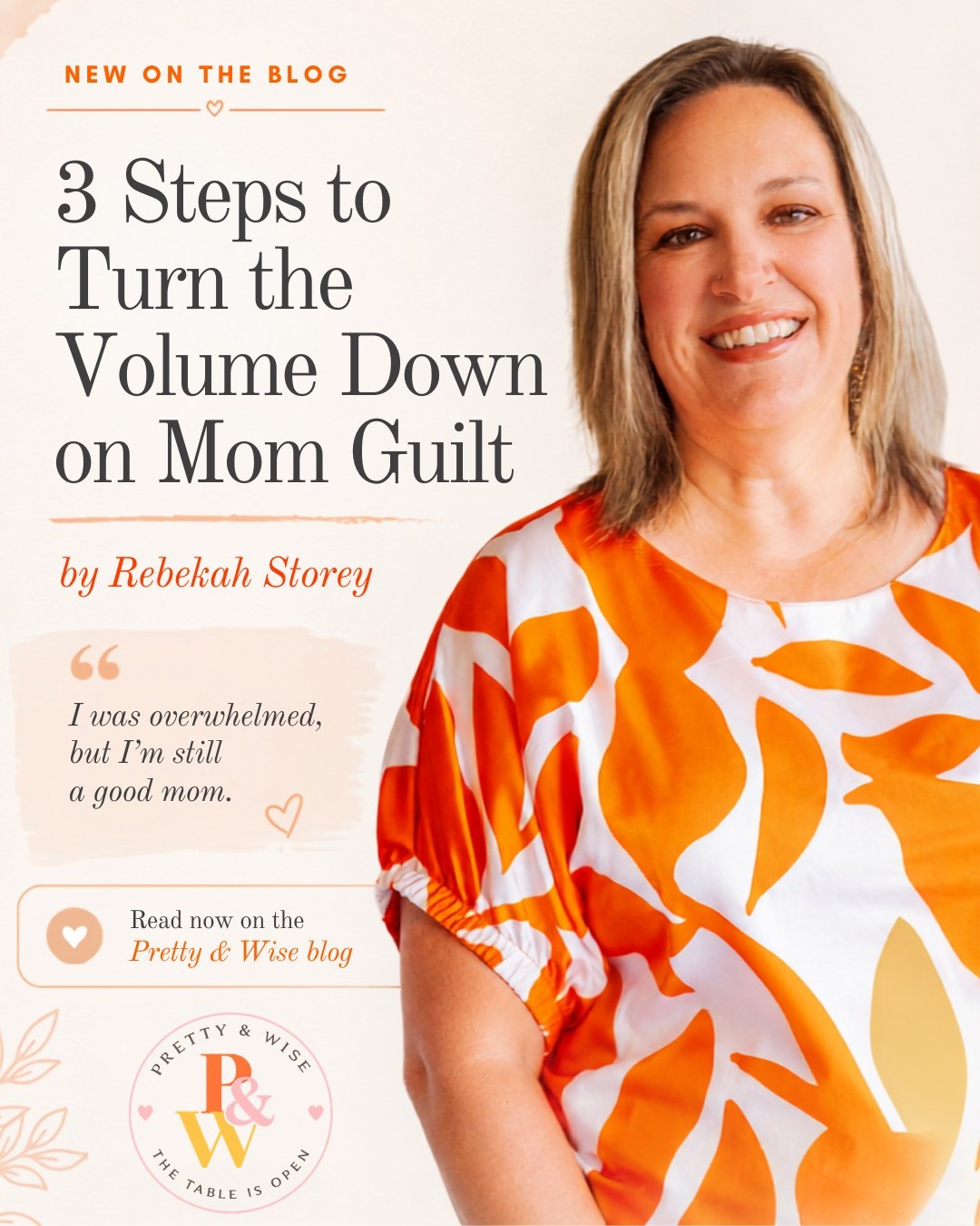 Mom guilt is loud. But it isn’t always telling the truth.
“I’m ruining their childhood.”
“I should have handled that better.”
“I’m not present enough.”
“I’m failing them.”
Before you let that thought spiral, Rebekah Storey wants you to do something simple:
Fact check it.
Instead of:
“I’m ruining their childhood.”
Try:
“I fed them. I hugged them. I gave them a safe place to sleep. I showed up again today.”
In her newest Pretty & Wise article, Rebekah gives moms 3 practical ways to turn the volume down on mom guilt and move from condemnation to grace and purposeful action.
Because a hard moment doesn’t have to define what kind of mom you are. 🤍
📖 Read 3 Steps to Turn the Volume Down on Mom Guilt on the Pretty & Wise blog.
Save this for the next time mom guilt starts getting loud — and send it to a mama who needs the reminder.
LINK IN BIO
#PrettyAndWise #MomGuilt #ChristianMom #Motherhood #MomEncouragement #GraceNotGuilt #FaithAndMotherhood