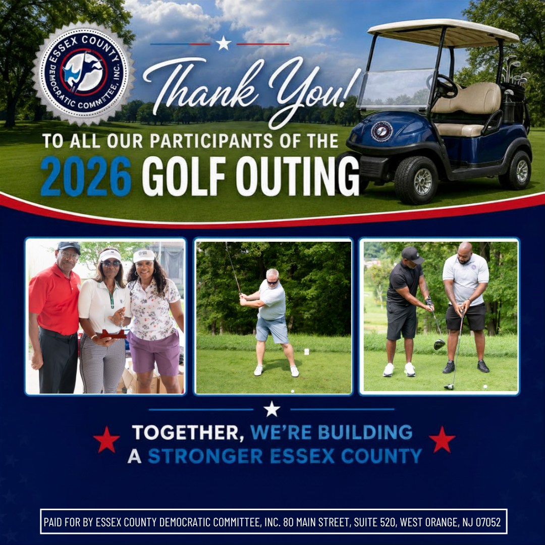 Thank you to everyone who joined us for our 2026 Golf Outing!
It was a great day on the course, filled with friendly competition and plenty of opportunities to catch up with our elected officials, supporters, community leaders, and special guests from across Essex County.
A special thank you goes to our staff and volunteers who put in the work behind the scenes to make the day run smoothly. We appreciate everyone who helped organize, set up, welcome guests, and support the outing from start to finish.
Congratulations to this year's winners, and thank you to every golfer who came out and participated.
We enjoyed having you with us and hope to see even more familiar and new faces on the tees next year.
Until then, take a look back at some of our favorite moments from the 2026 Golf Outing! Click the link to view all the images: https://www.essexdems.org/portfolio
#essexdems #golfouting2026 #c#CommunityEngagement