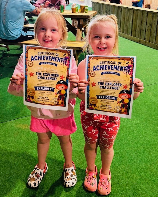 Just look at these two cuties with their Captain Barnacle certificates after completing our mini maze 🌽
Designed for our little adventurers...our mini maze challenges your lil' ones to find sea creatures & complete 'Barnacle Bingo' as well as answer some amazing sea facts 🌽
This is of course alongside our giant maize maze which is perfect for the whole family...& LOTS of other fun-filled activities 🌽
🚗 Park for FREE
⏰ Open from 10am-6pm
❤️ Stay and play all day
✔️ Café & Ice Cream Parlour
✔️ ALL activities included in your ticket
🛞Just 20 mins from Chester (J4 of the M53)
🚗 25 Mins from Liverpool city centre (via the tunnel)
🌽 See what your ticket includes on the link below :-)
🎟️ https://www.brimstagefarm.co.uk/oneticket
#BrimstageMaze #SummerStartsHere #Brimstage #MaizeMaze #Maze #FamilyDaysOut #Wirral #FamilyFun #Cheshire #SummerDaysOut