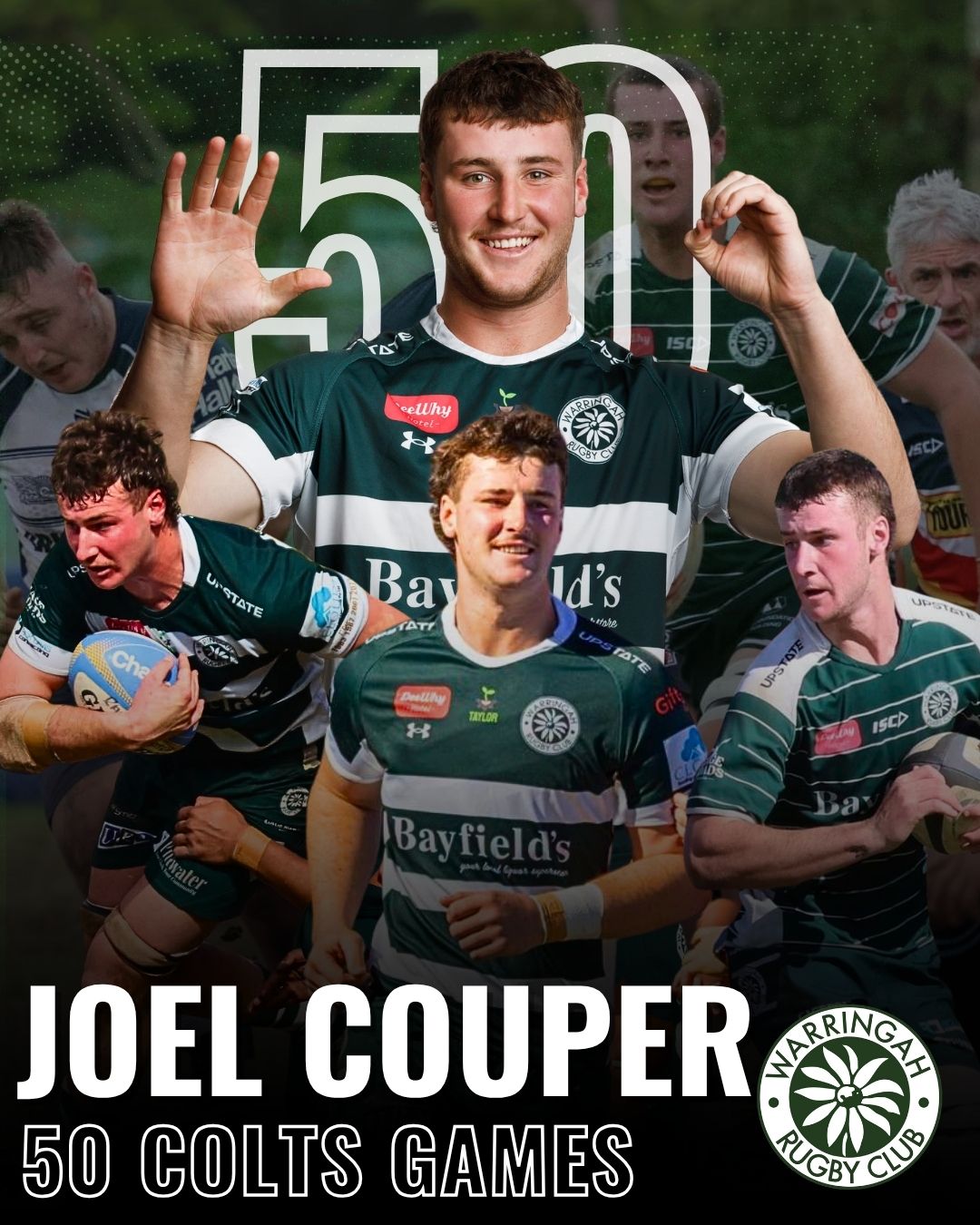 π 50 COLTS GAMES!! π
CONGRATULATIONS JOEL COUPER π
As we get to the pointy end of the season - time to catch up on some well earned shout outs! π
If you want a huge day of Footy get along and support our Colts at Coogee and then head back to Rat Park for the 1st Grade boys!!!
Fill The Hill and Letβs Make Some Noise! π’βͺπ’
@friendsofwarringah @warringahratsjuniors @warringahhillbillies #shuteshield
#ratfamily #raturday #warringahrugby @flintxlockwood
