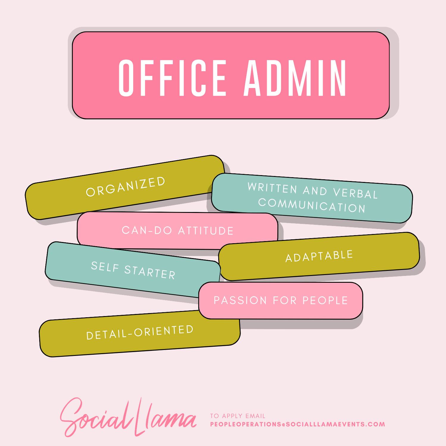 We're hiring!! 💖
Social Llama is looking for an organized, proactive, and detail-oriented office admin to join our team! This is a full-time, hourly role, in person at our Dallas Design District HQ.
To apply, click the link in our bio!!
#dallasjobs #hiring