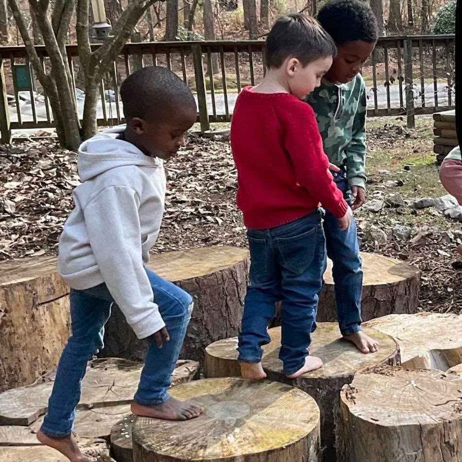 Learning happens with the whole body!
Climbing, balancing, navigating uneven ground, helping one another, taking a risk, and figuring out the next step… these are the kinds of experiences that build confidence, coordination, independence, and resilience.
#fayettevillega #ptcga #senoiaga #tyronega #peachtreecityga