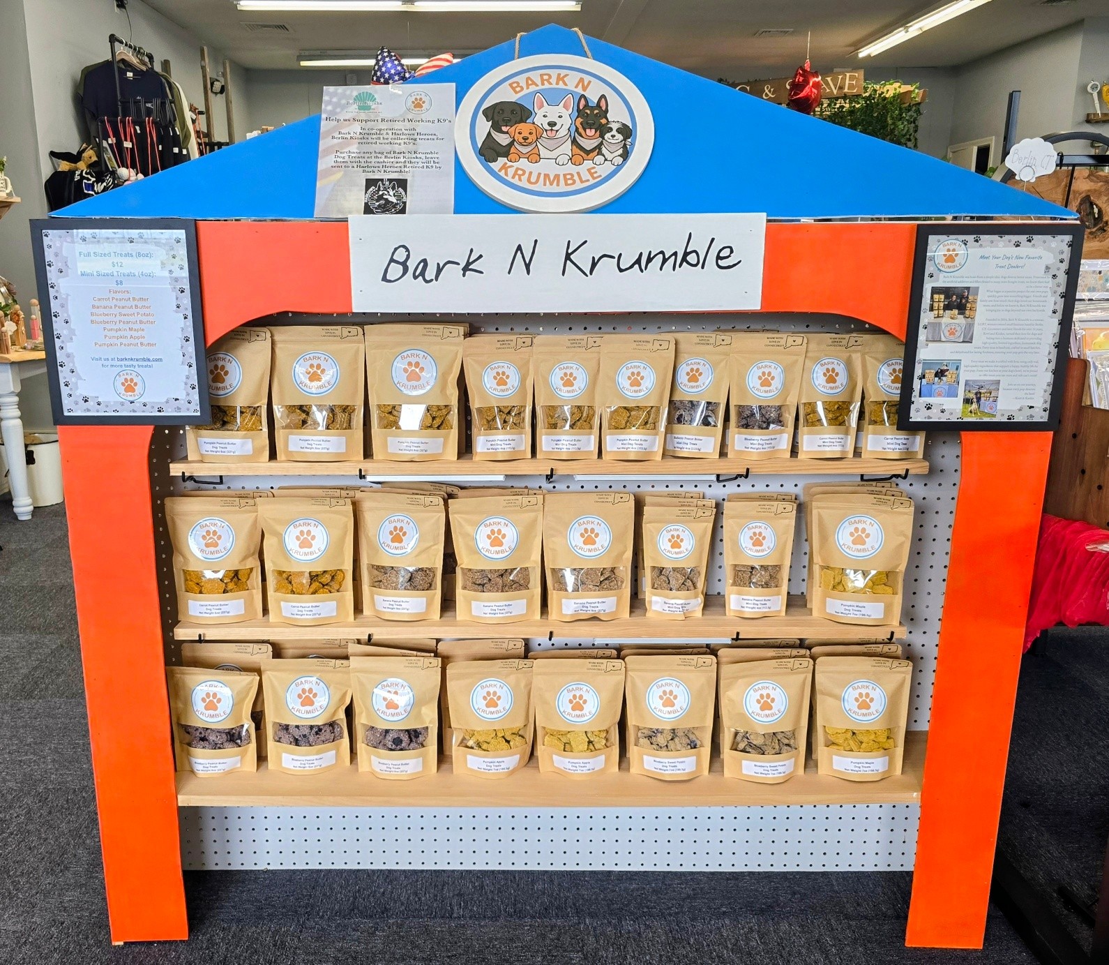 ๐พ Weโre all stocked up at The Berlin Kiosks! ๐พ
Your pupโs favorite Bark N Krumble treats are restocked and ready! ๐ถ๐ฆด Make sure you stop in and grab a bag (or two ๐) to keep those treat jars full!
๐บ๐ธ And make sure you stop by The Berlin Kiosks on Friday, September 4th from 5 PMโ7 PM for their special 9/11 Fundraiser benefitting Tunnel to Towers! โค๏ธ๐ค๐
As we approach the 25th anniversary of September 11th, come together with the community to honor and remember those we lost while helping support an incredible organization that continues to serve our nationโs heroes and their families. ๐บ๐ธ
๐
Friday, September 4th
โฐ 5 PMโ7 PM
๐ The Berlin Kiosks
Stop in, support a great cause, shop some amazing local vendors, and donโt forget to grab your pup some Bark N Krumble treats while youโre there! ๐พโค๏ธ
#BarkNKrumble #BerlinKiosks #TunnelToTowers #NeverForget #September11 #HonorAndRemember #BerlinCT #ShopLocal #SupportSmallBusiness #DogTreats #ConnecticutDogs