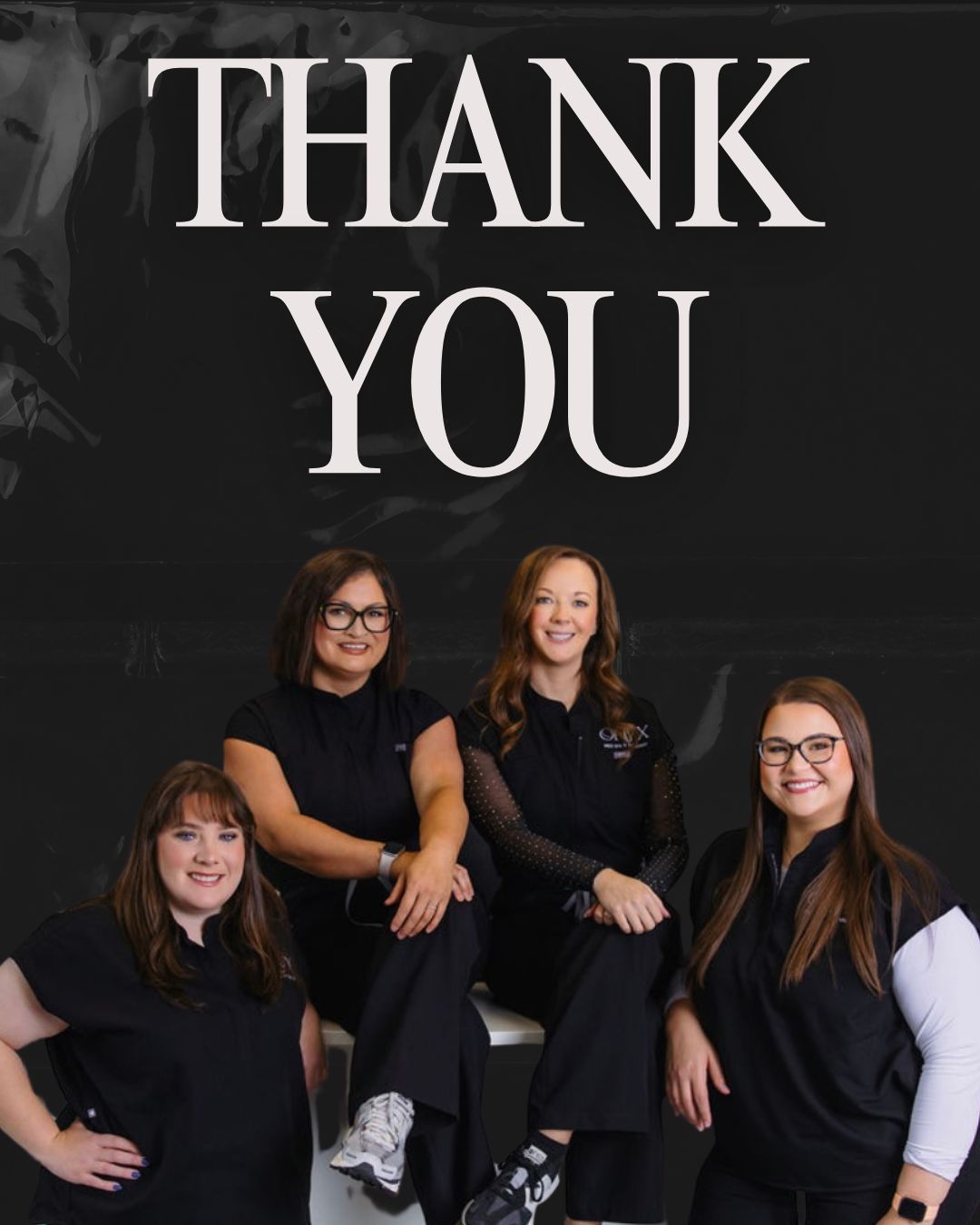 We've been smiling since Friday! 🥹🖤
A HUGE thank you to everyone who came out to celebrate with us, shopped our Birthday Bash specials, booked appointments, entered giveaways, and made our birthday party so much fun. We truly couldn’t have asked for a better celebration!
To our incredible vendors, THANK YOU! 🫶 You helped make the night extra special, and we’re so grateful you chose to celebrate with us.
Now for what you’ve been waiting for… 👀
🎁 GIVEAWAY WINNERS! 🎁
✨ Social Media Giveaway Winner: Candace Johnson
✨ LED Red Light Mask Winner: Shannon Smith
✨ 50 Units of Daxxify : Tiffany Feild
✨1 Syringe of Filler : Madison VerMaas
Congratulations!! 🥳 Stop by the spa to claim your prizes.
Three years of ONYX, and somehow it just keeps getting better. 🖤 Thank you for showing up for us, celebrating with us, and being part of our ONYX family.
Cheers to THREE! 🥂✨