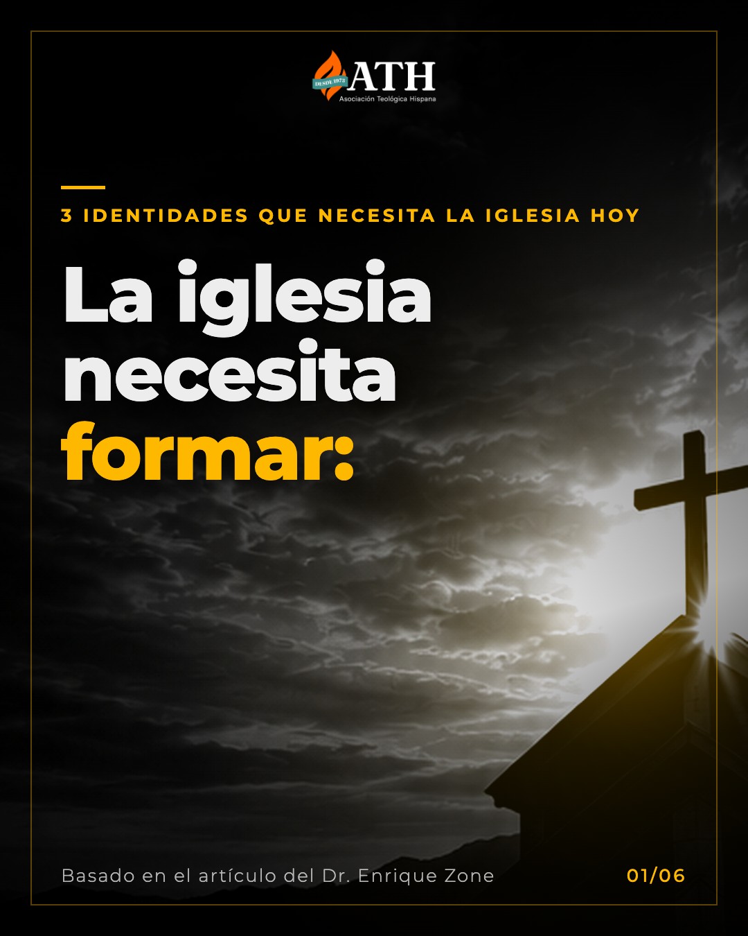 identidades que la iglesia necesita formar hoy.
No son cargos. No son títulos. Son formas de vivir el evangelio:
🔥 Reconciliador — cierra heridas en vez de abrirlas.
🔥 Discípulo — aprende toda la vida, no solo el domingo.
🔥 Profeta — dice la verdad con amor, aunque incomode.
La pregunta no es cuál admiras. Es cuál necesitas desarrollar más.
Cuéntanos en los comentarios 👇
Basado en el artículo del Dr. Enrique Zone.
#ATH #AsociaciónTeológicaHispana #TeologíaHispana #Discipulado #IglesiaHoy