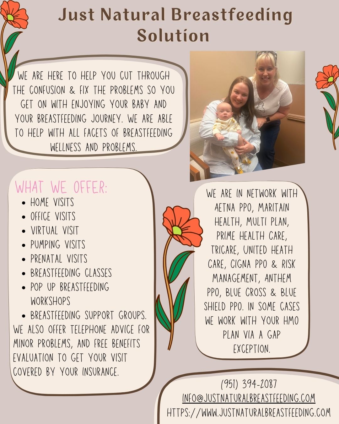 Feeling overwhelmed by breastfeeding? You’re not alone. 🤍
From the first latch to pumping, returning to work, and everything in between, breastfeeding can come with questions, challenges, and unexpected moments.
That’s where we come in. 🤱
We’re here to provide personalized, evidence-based lactation support to help you feel more confident throughout your breastfeeding journey.
You don’t have to do this alone. 🤍
📩 Reach out to learn more or schedule a consultation.