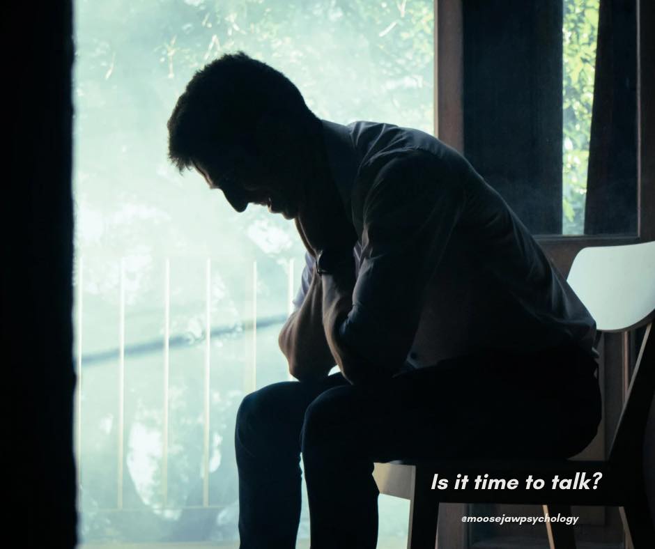 Men worry about things too. They just don’t always talk about them.
The pressure to provide.
The pressure to be strong.
Work. Money. Relationships. Parenting. Health. The future.
Feeling stuck.
Feeling angry.
Feeling tired all the time.
Wondering if this is just what adulthood is supposed to feel like.
Sometimes “keeping it together” comes at a cost.
You deserve somewhere to put some of that weight down.
Is it time to talk?
Learn more at the link in our bio.
#MenMatter | #MensMentalHealth | #IsItTimeToTalk | #Healing | #MooseJawSk