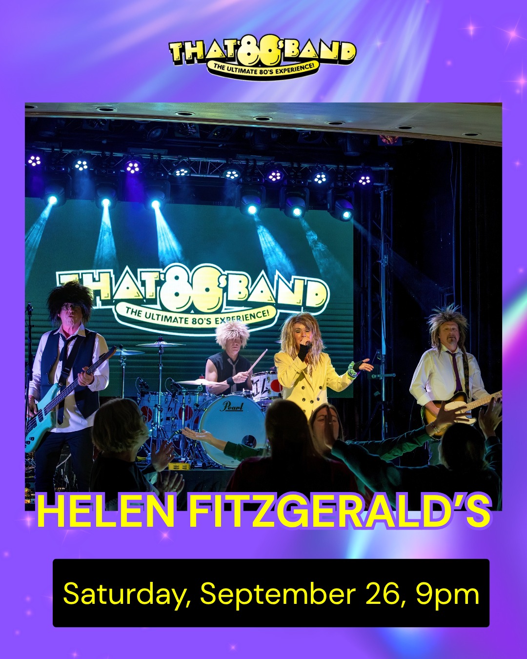Ready to turn Saturday night up to 11?
We’ll hit the stage at @helenfitzgeraldsirishpub this Saturday, September 26 at 9pm! Call Helen's if you dig a reservation for your crew.
Expect all the 80s favorites, plenty of dancing, and the kind of night that makes you wish the decade never ended.
We'll bring the music. You bring the moves.