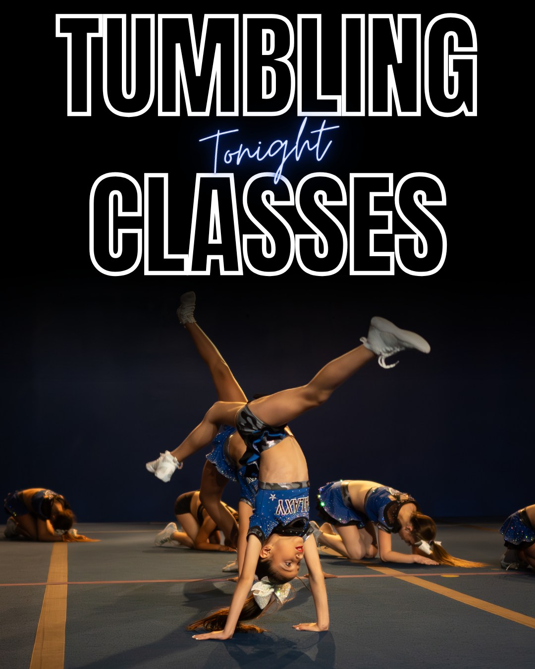 โจMONDAY TUMBLINGโจ
Our Monday classes are from 5:30 PM - 6:30 PM! ๐ฃ
Coach O provides his years of skill, a little bit of tough love, and a passion for athletes hitting their goals. We are so grateful to have such a dedicated coach to help our kids become the best versions of themselves! ๐๐ค
๐ฑ (727)277-7707
๐ Galaxyathletic.com
#cheerlife #cheerleading #floridacheer #tumbling