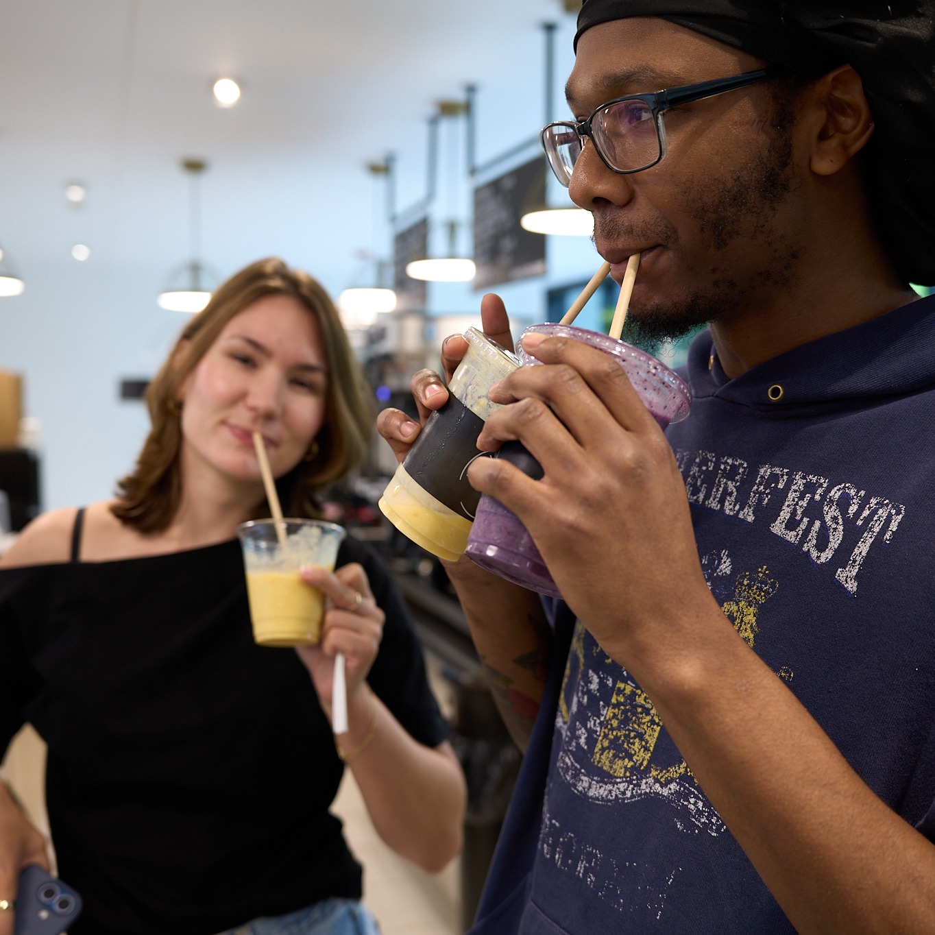 It is still August. It is still hot outside. Come try one of our refreshing smoothies.
🍓 Strawberry Banana
🥭 Mango Coconut
🫐 Blueberry Banana
Made with real fruit and oat milk. Vegan and delicious.
Add vegan protein powder, yogurt, honey, or cinnamon vanilla maple syrup for a little extra sweetness.
Available at both Morristown locations:
80 South Street
340 Mt. Kemble Avenue