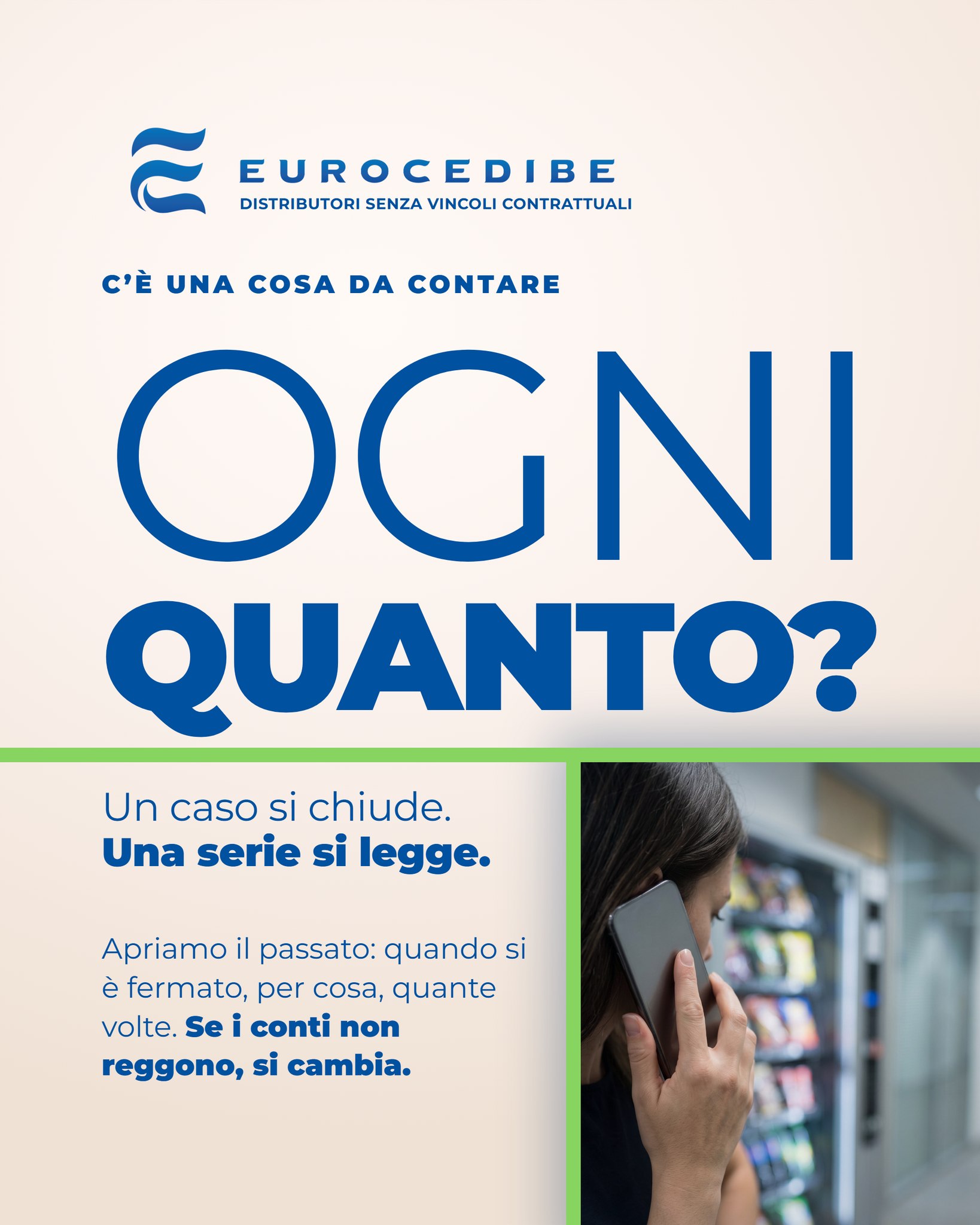 Guasto. Tecnico. Riparazione.
Poi un altro guasto. E si ricomincia.
Una macchina può rompersi. Ma se succede troppo spesso, forse non va riparata ancora: va sostituita.
Scopri il nostro servizio:
https://www.eurocedibe.it/distributorisenzavincolicontrattuali
Eurocedibe – distributori automatici senza vincoli contrattuali
#Eurocedibe #DistributoriAutomatici #Vending #AssistenzaTecnica #Ufficio
