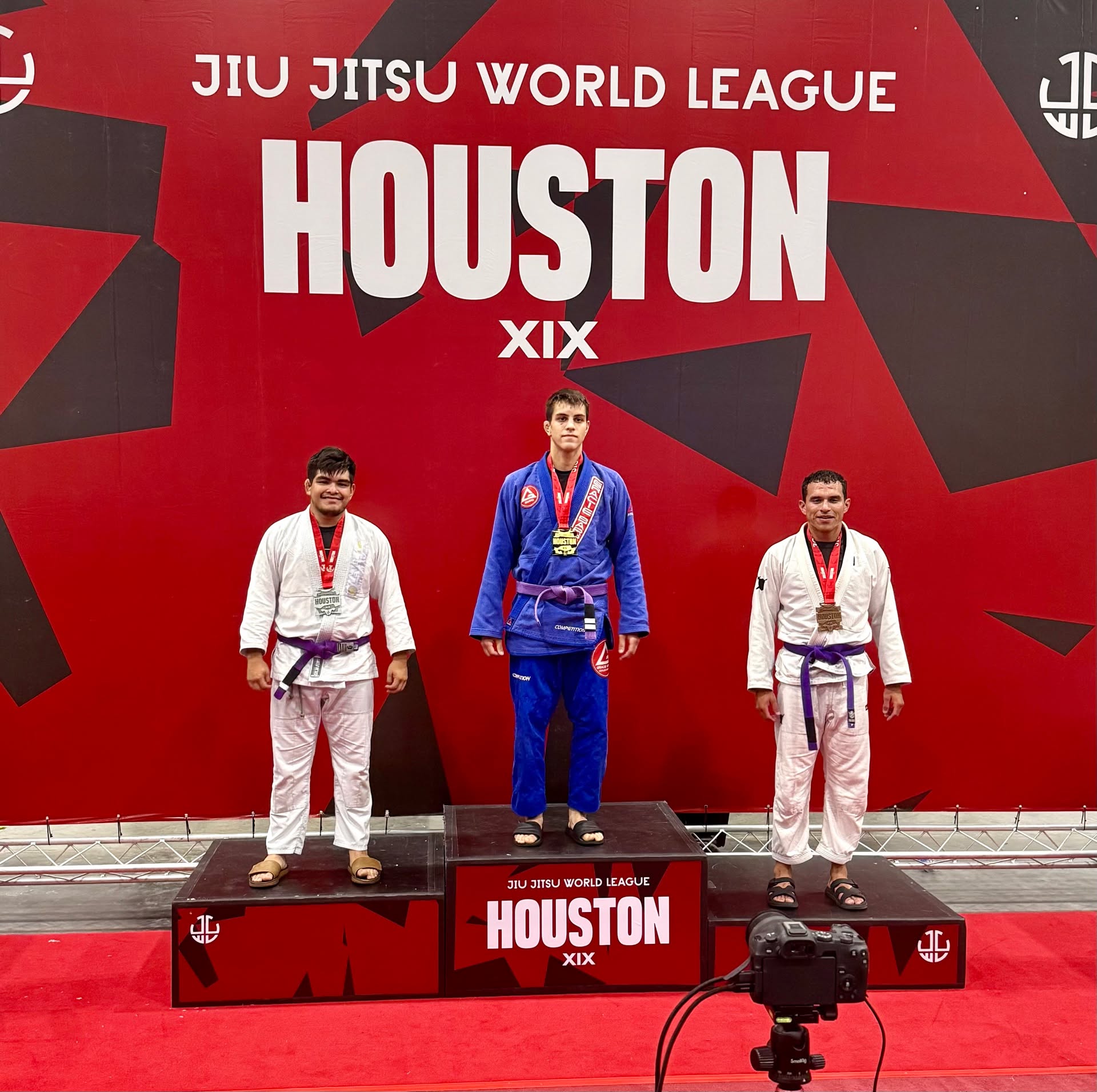 Big congratulations to everyone who stepped out there and represented LCBJJ at Jiu-Jitsu World League Houston @jjworldleague ! 🥋
**Win, lose, or draw — I’m SUPER proud of every one of you.**
You had the guts to put yourself out there, step onto the competition mat and give it everything you had. Most people will never even attempt something like that.
Now we come home with some hardware, some new perspective, and most importantly — things to work on.
Enjoy it. Be proud of yourselves.
Then let’s get back to work. 👊
-- Coach Matt