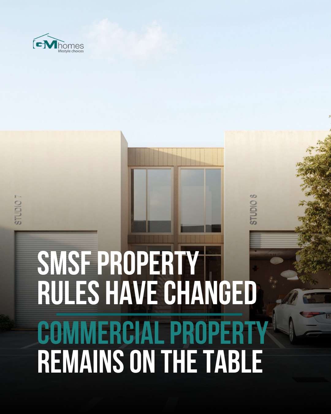 SMSF property rules have changed,but eligible commercial property remains firmly on the table.
From 10 August 2026, new property LRBAs must generally involve business real property. Depending on its use and eligibility, this may include:
🏢 Commercial offices
🏭 Industrial buildings
📦 Warehouses
🔧 Workshops
🏬 Retail premises
The opportunity hasn’t disappeared. It now requires the right property, a compliant structure and professional guidance.
Explore what commercial property could look like for your SMSF with GM Homes.
📞 1800 097 522
🌐 gm-homes.com.au
General information only. Eligibility depends on the property, its use and individual circumstances. Seek independent financial, legal and tax advice.
#GMHomes #SMSF #CommercialProperty #SMSFProperty #PropertyInvestment #BusinessProperty