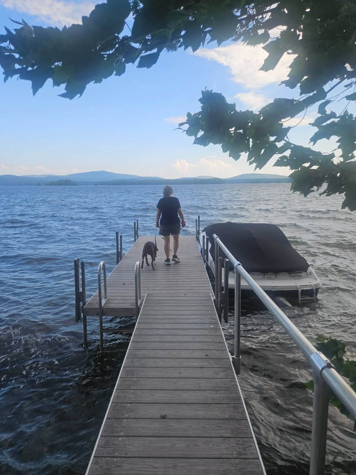 This has become a yearly tradition up north. Thanks for joining me Sheree 🌊🚢 We toured the”big lake” on The Mount - thanks Mim Donovan♥️ We ate and rested and walked. We even went to a lovely restorative yoga sound bath with Brittany and Gary at yoga 4 Life. We visited w Debbie and met the new puppy 🐶 A great way to close out August🍃