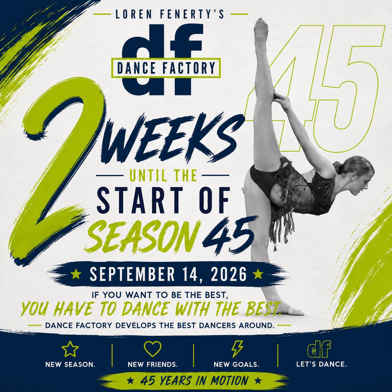 2 weeks and counting!!! 💙💚