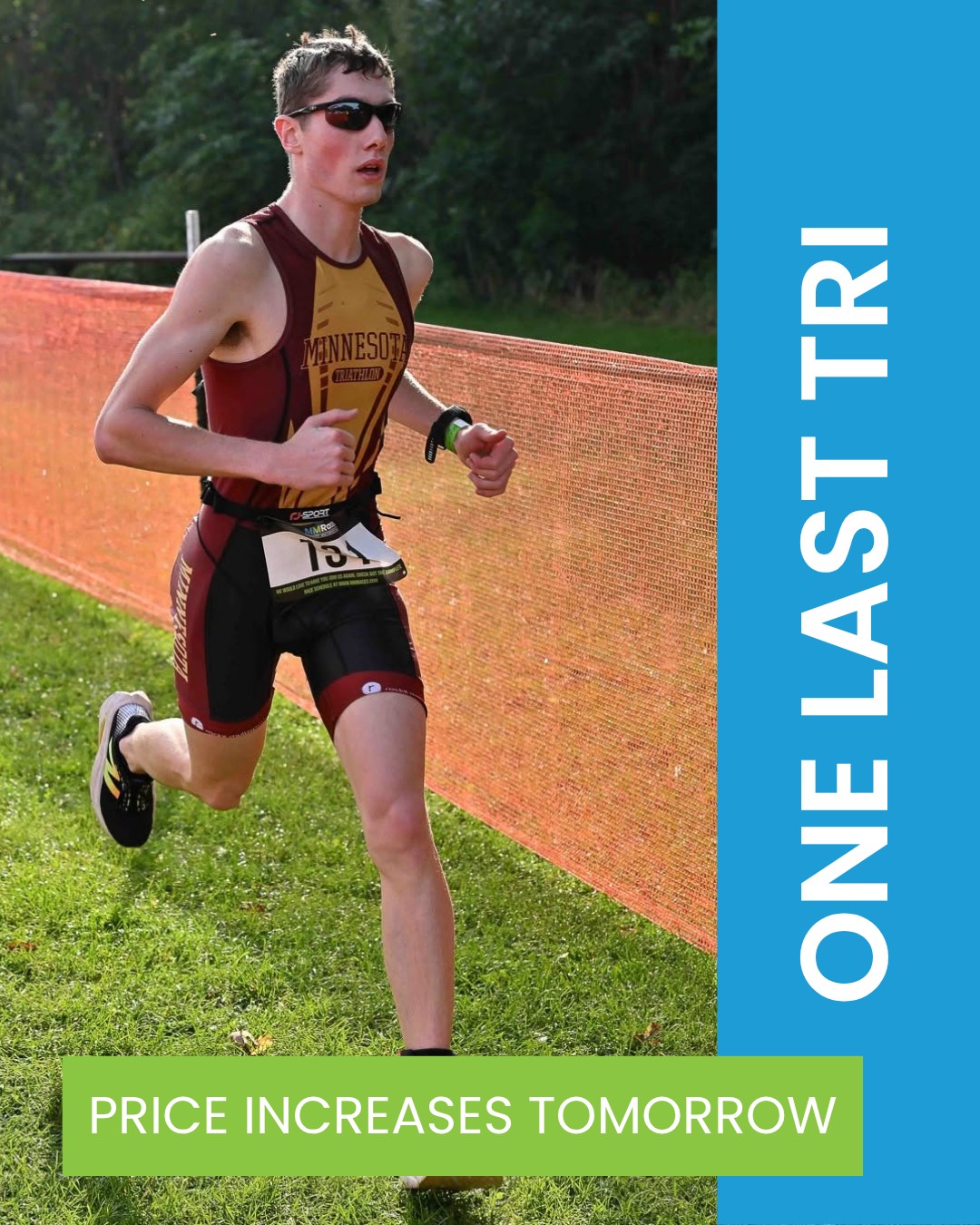 This is your last chance. β° One Last Tri prices go up tomorrow, register tonight and lock in your spot. Link in bio! π
#MMRaces #OnLastTri #MNTriathlon #MinnesotaRunning #TwinCitiesRunning