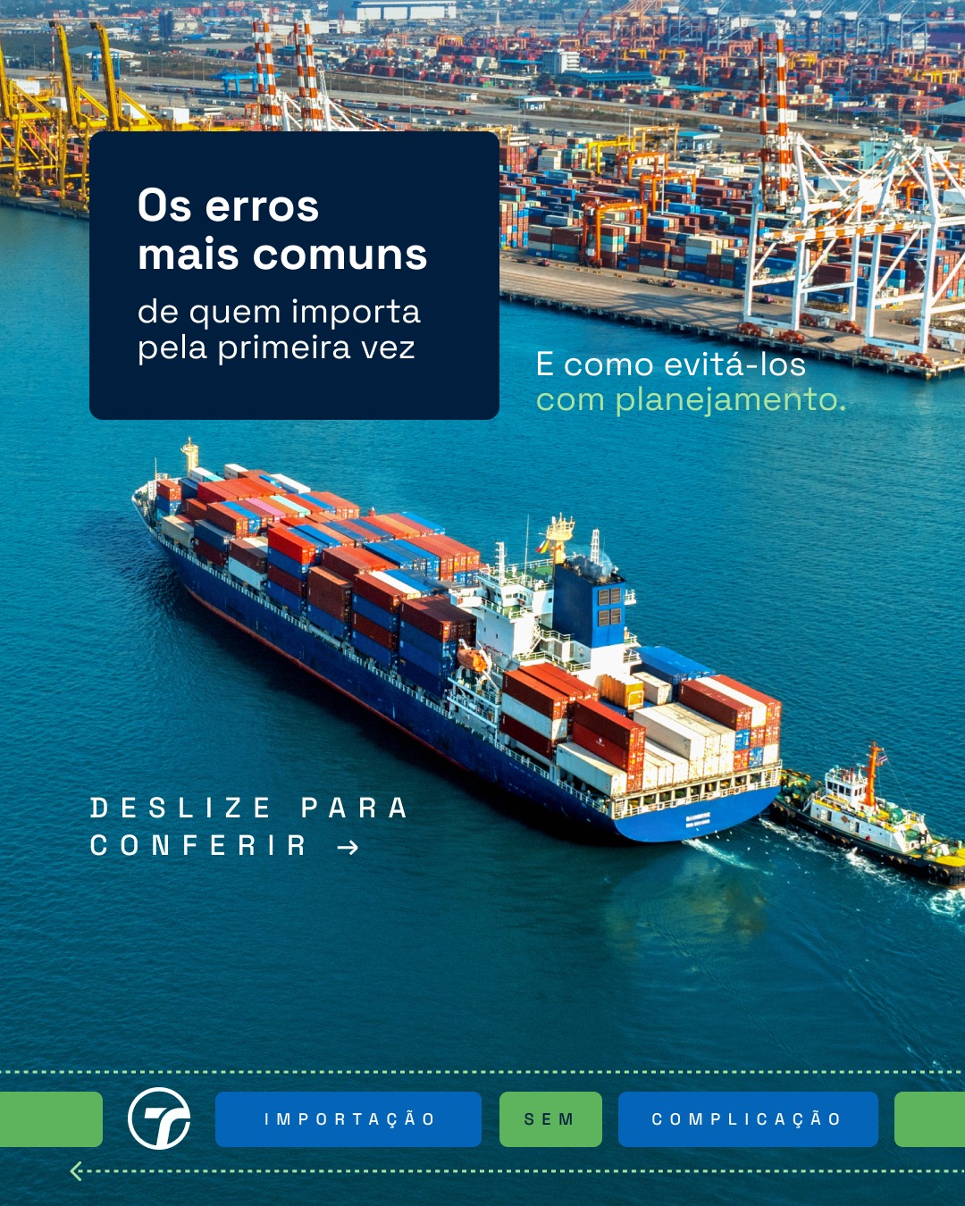 Na logística internacional, pequenas decisões podem ter grandes impactos no andamento de uma operação.
Por isso, uma importação bem planejada começa antes mesmo do embarque: entender os custos envolvidos, organizar prazos e documentos, avaliar as melhores alternativas logísticas e acompanhar cada etapa do processo são cuidados que ajudam a reduzir imprevistos e trazer mais previsibilidade.
E quando existe conhecimento e acompanhamento especializado, fica mais fácil tomar decisões com segurança ao longo do caminho.
Vai importar? Conte com a Transit BR para encontrar a solução logística mais adequada para a sua operação. 🚢
Entre em contato e conheça nossas soluções.