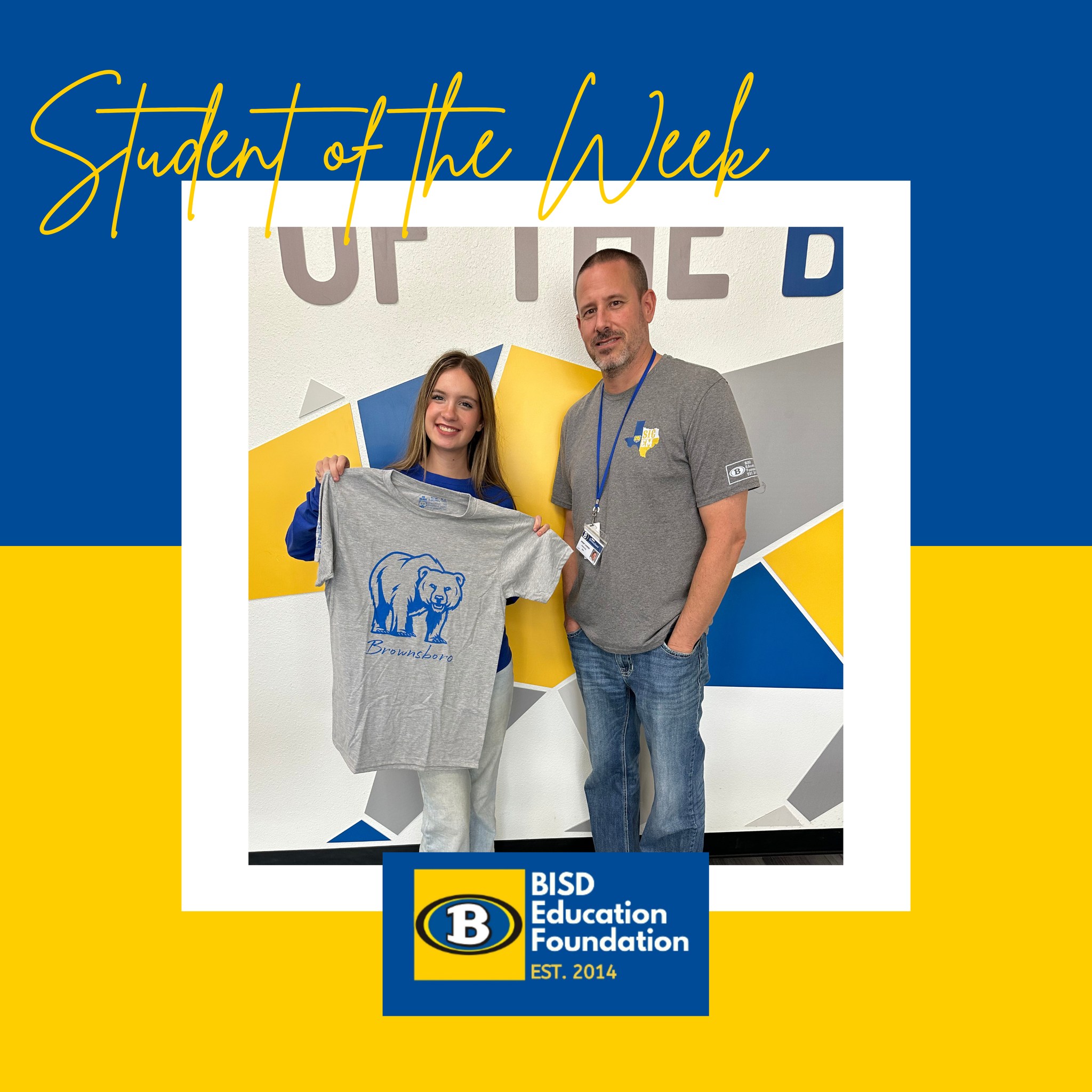 This week's Secondary Student of the Week is BHS senior, Addison Rachell! π»π
"Addison is a true leader at BHS. She has helped recruit FCCLA members by planning the "FCCLA Round Up Week" for all FCS classes at the high school and junior high. She is creative, dependable, and hard working. Our chapter would not be the same without her!"
Congratulations Addison! ππ