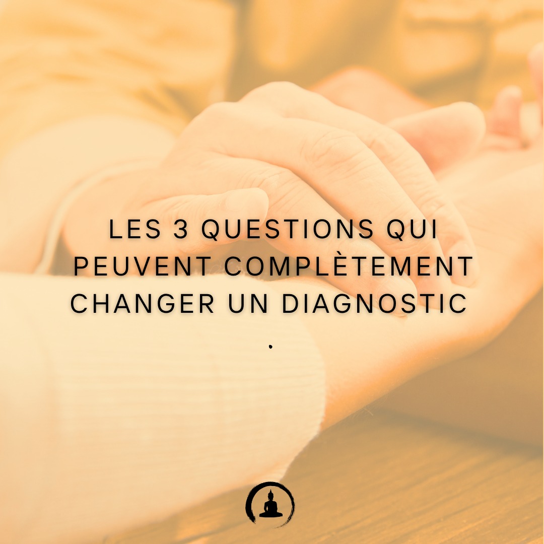 Les 3 questions qui peuvent complètement changer un diagnostic 👇
Où ?�→ La localisation m’oriente vers une couche, un méridien, un tissu.
Comment ?�→ Ça monte ? Ça bloque ? Ça fuit ? Ça s’accumule ? Ça colle ?
Depuis quand et après quoi ?�→ Stress ? Froid ? Effort ? Fatigue ? Traumatisme ? Alimentation ?
Localisation → Dynamique → Contexte
Trois questions simples qui permettent de passer du symptôme à la logique du déséquilibre.
📍 Cabinet Zen Garden - Carouge
🔹 Acupuncture | Fasciathérapie | Thérapies énergétiques
🔹 Approche holistique pour harmoniser corps & esprit
🔹 Prenez soin de votre santé naturellement
📲 RDV & infos sur 👉 www.cabinet-zengarden.org
💬 Vous avez déjà essayé la Médecine Chinoise ?
Dites-moi en commentaire ! ⬇️
#MédecineChinoise #Acupuncture #Fasciathérapie #BienÊtreNaturel #ZenGarden #Carouge #SantéHolistique #ÉnergieVitale
#MedecineChinoise #TCM #Qi #Fascia #Acupuncture #SantéNaturelle #Geneve #Suisse