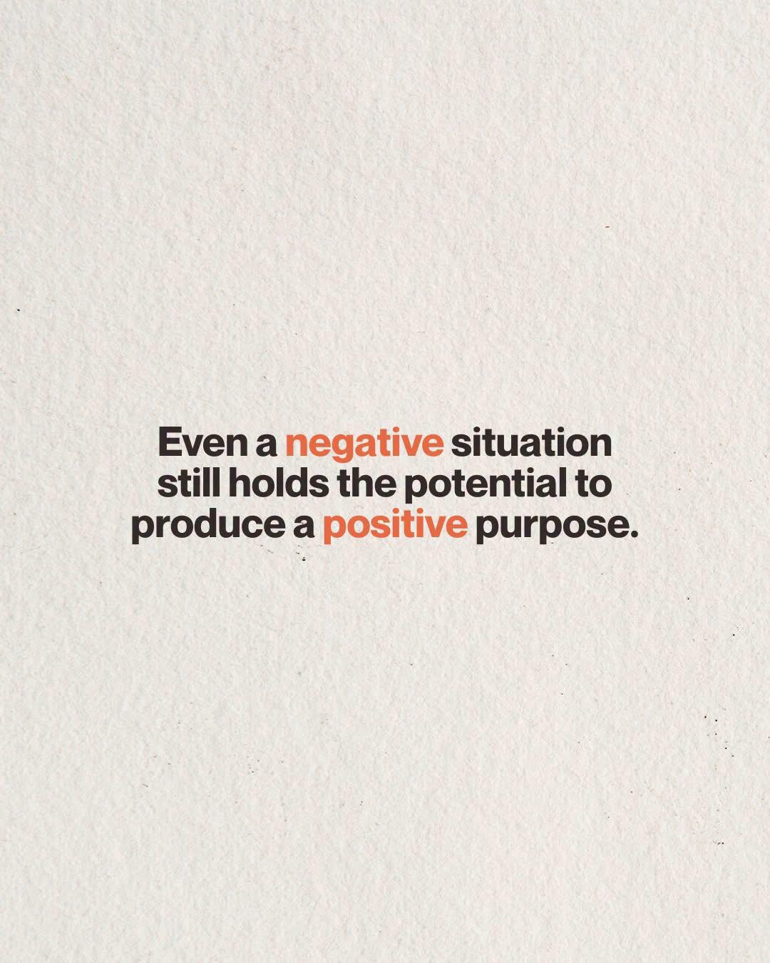 Sometimes the hardest seasons can become the most meaningful ones. What feels negative today may be shaping you, strengthening you, or positioning you for something greater tomorrow.
Don’t waste the struggle. Look for the purpose in it. Keep going. #MotivationMonday