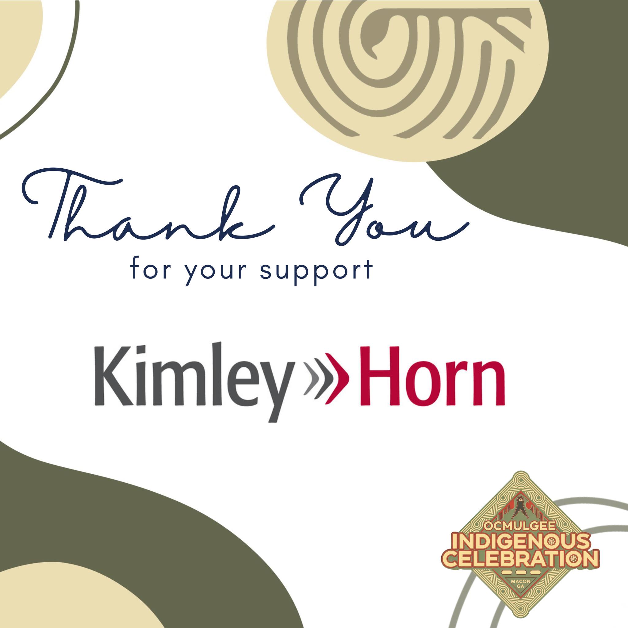 We're proud to recognize Kimley-Horn as a supporter of the 2026 @ocmulgeeindigenouscelebration .
Their continued support helps us celebrate Indigenous art, culture, history, and community at @ocmulgeemoundsnps.
Please join us in thanking @kimleyhorn for helping make this special weekend possible!
#kimleyhorn #2026celebrationsupporter #ocmulgeeindigenouscelebration #ocmulgeemounds