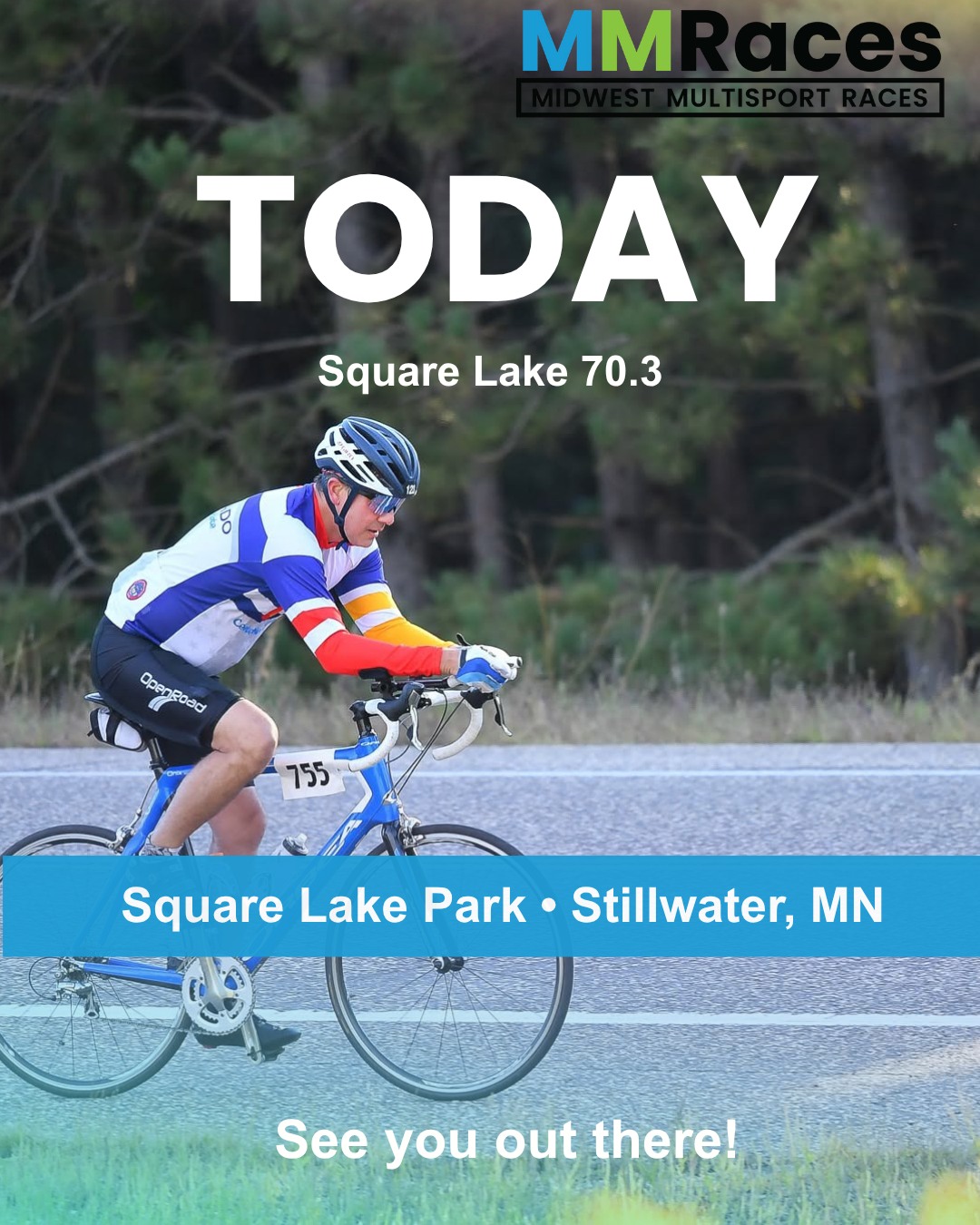 Race morning at Square Lake.
The MMRaces team has been out here since before sunrise getting everything ready for you. Everything you did to get to this start line is already done, so go enjoy it.
Sprint athletes, we do it again tomorrow.
#MNTriathlon #MinnesotaRunning #TwinCitiesRunning #SquareLake