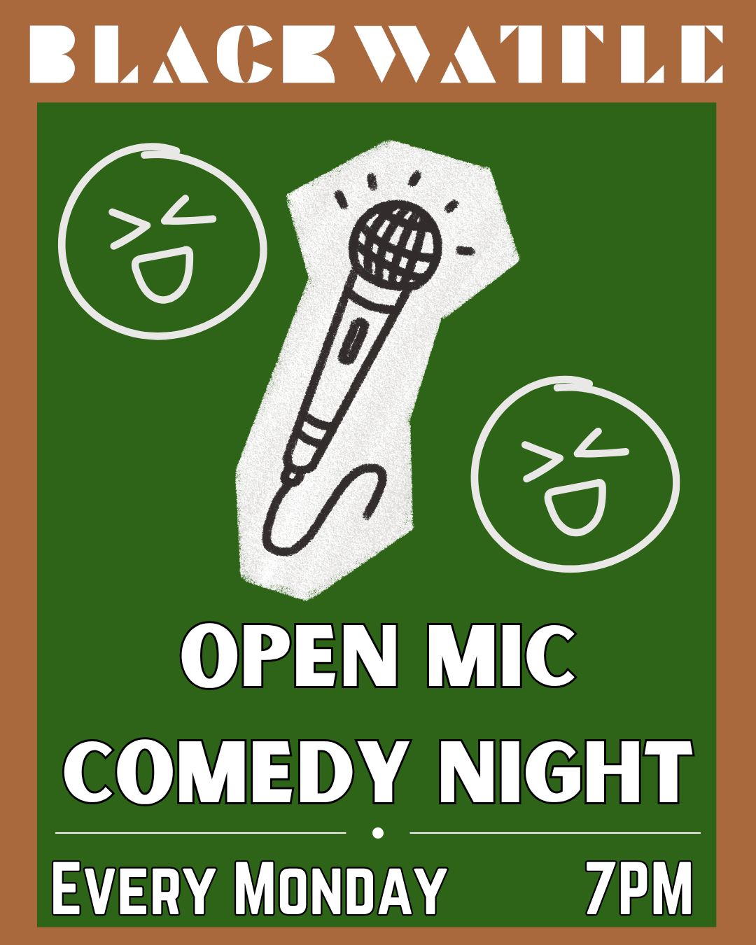 Beat the Monday blues with a pint and a punchline! 🍻🎤
Join us at Blackwattle for Open Mic Comedy Night, kicking off every Monday at 7PM. Whether you're a seasoned comic testing out fresh material, or you just want to grab a local brew and enjoy some laughs to start your week right, we've got your evening sorted.
👇 Tag a mate who thinks they're the next big comedian, and get down here early to grab a good seat!
#brewery #sydneybrewery #beer #alexandria #breweryalexandria #breweryaustralia #independentbrewer #localbrewery #pub #alexandriapub #sydney #sydnepub #sydneybeer #beer #localbeer #livemusicsydney #livemusic #sydneycomedy #openmicsydney #sydneystandup #mondaylaughs